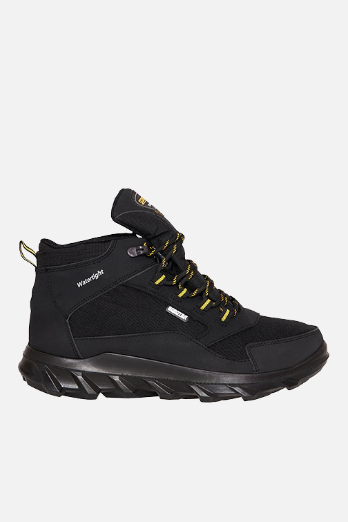Tekstil Siyah-Sarı Kaymaz Tabanlı Su Geçirmez Unisex Outdoor Trekking Bot G7200