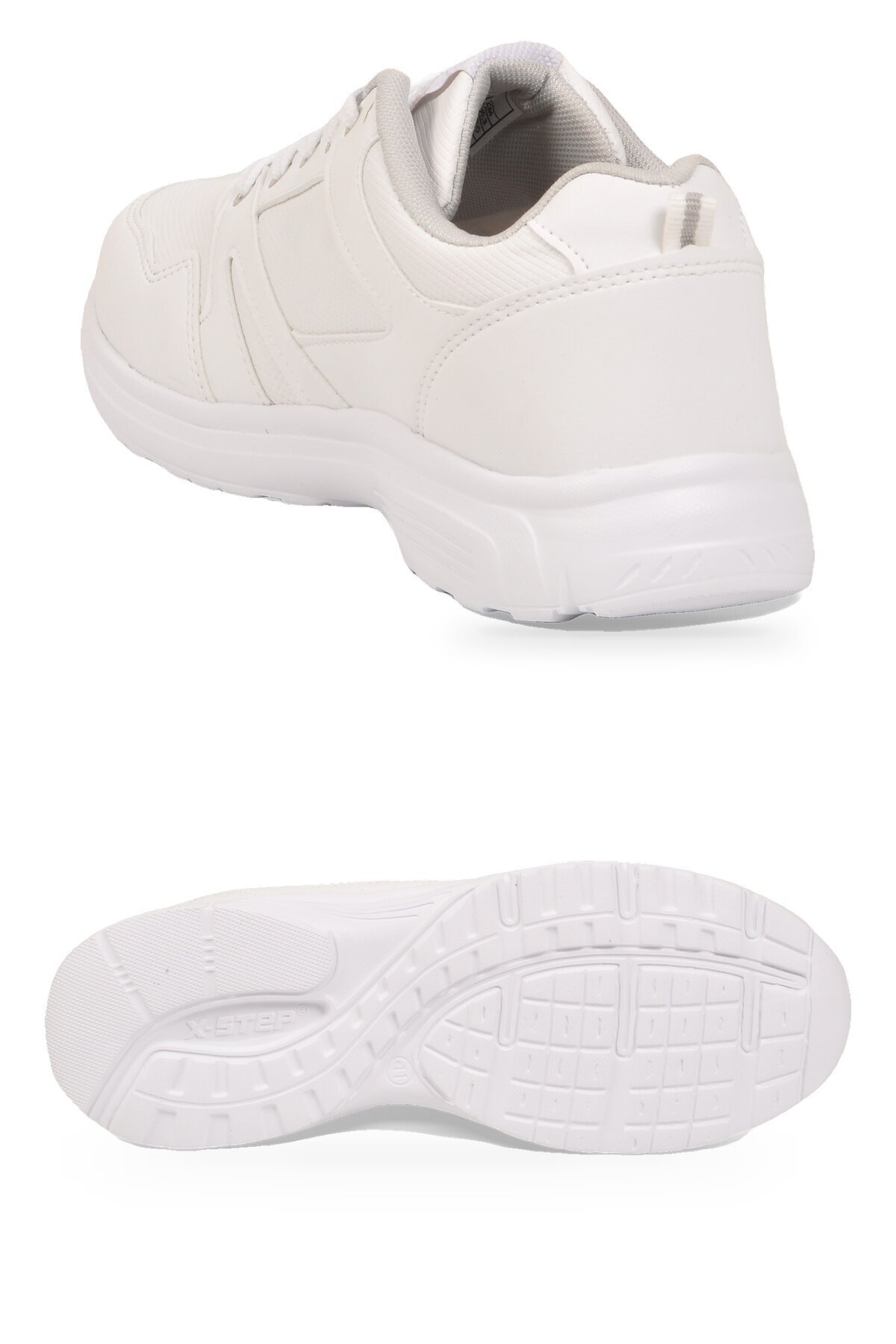 Erkek Beyaz Bağcıklı Hafif Esnek Yürüyüş ve Spor Ayakkabı Sneaker Core 020