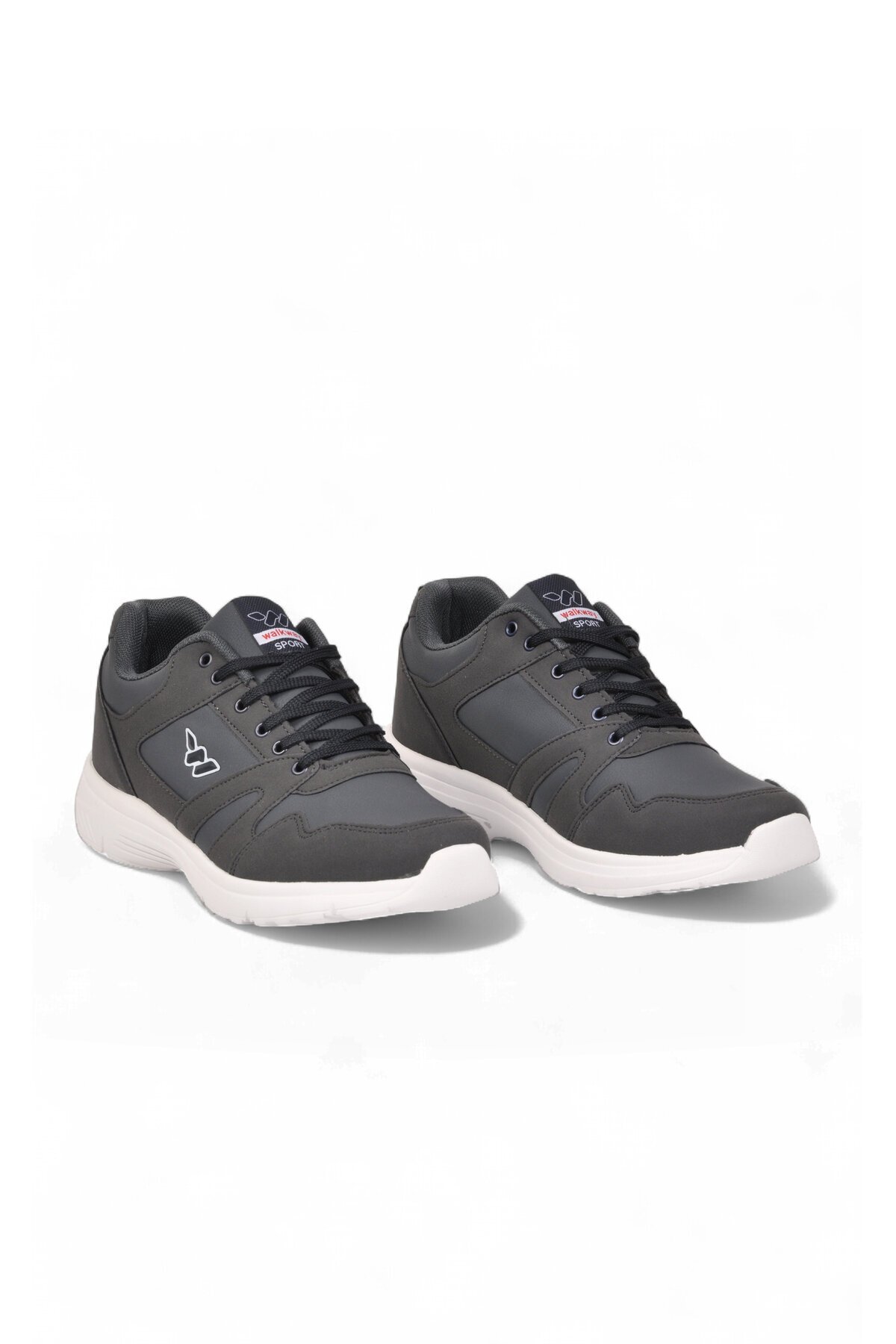 Erkek Lacivert Büyük Numara Bağcıklı Hafif Esnek Yürüyüş ve Spor Ayakkabı Sneaker Core 020
