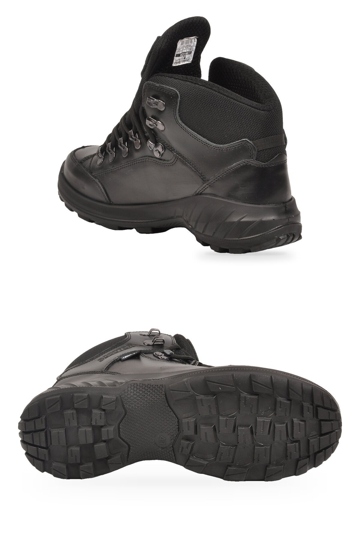 Erkek Siyah Hakiki Deri Su Geçirmez Kaymaz Tabanlı Outdoor Trekking Bot M4107