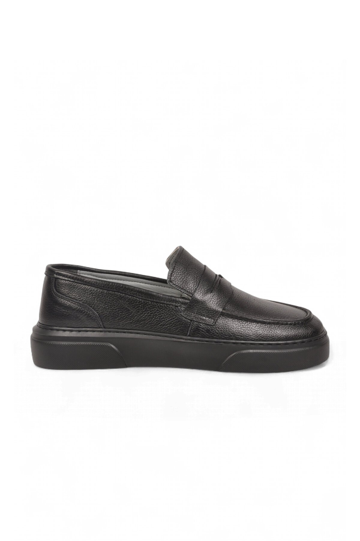 Erkek Siyah Hakiki Deri Casual Loafer Ayakkabı 272305