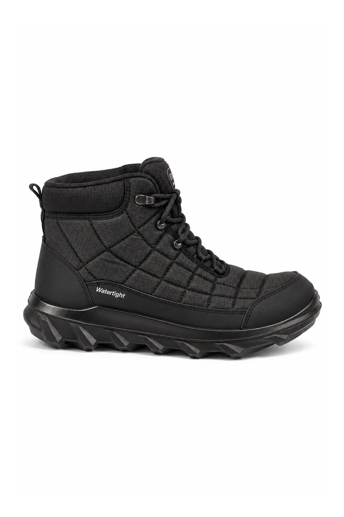 Erkek Tekstil Siyah Su Geçirmez Kaymaz Tabanlı Bağcıklı Outdoor Trekking Bot M7214