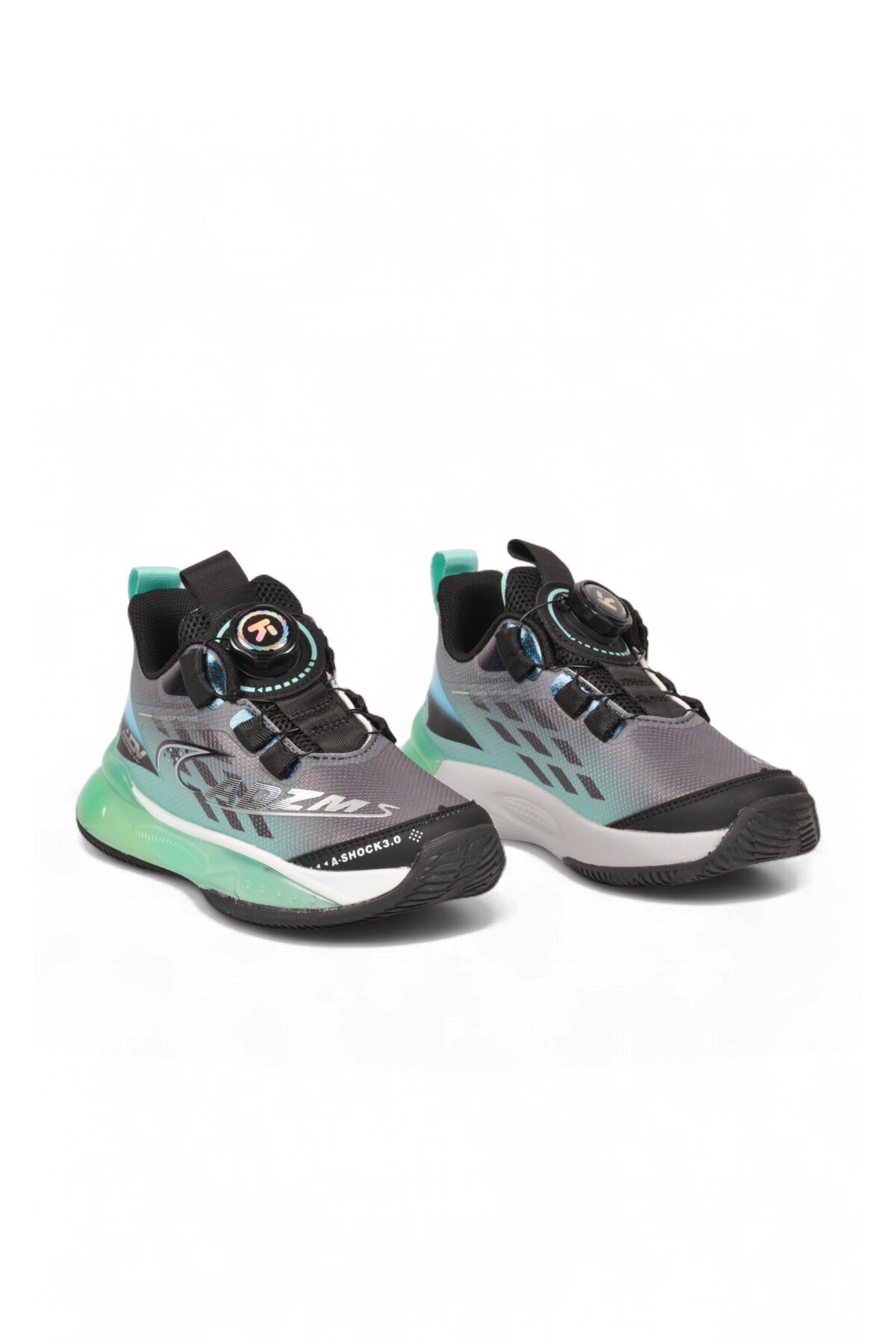 Akıllı Bağcıklı Hafif Rahat Esnek Unisex Çocuk Yürüyüş ve Spor Ayakkabı Sneaker Play