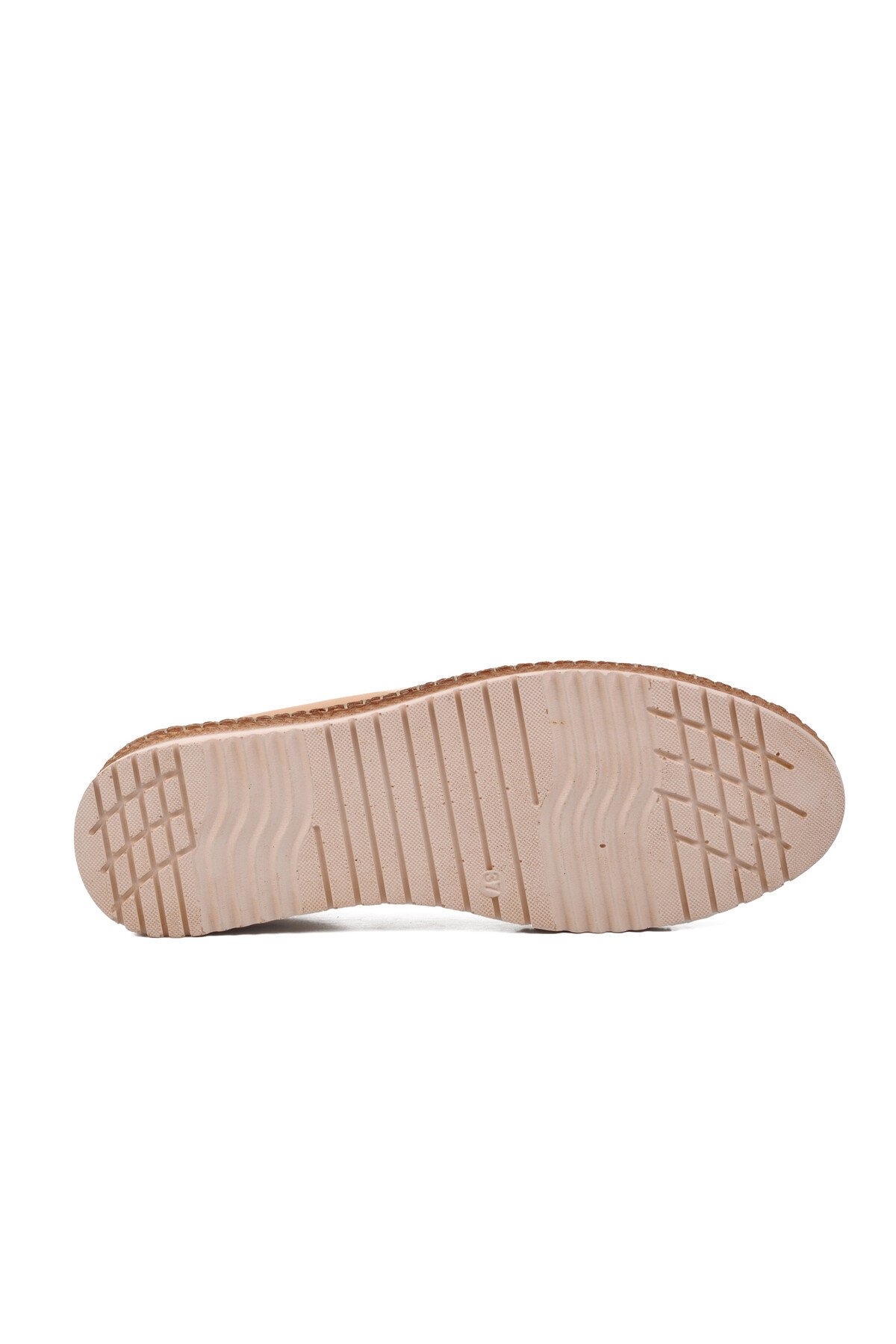 Ayakmod Hakiki Deri  Bej Kadın Günlük Ayakkabı