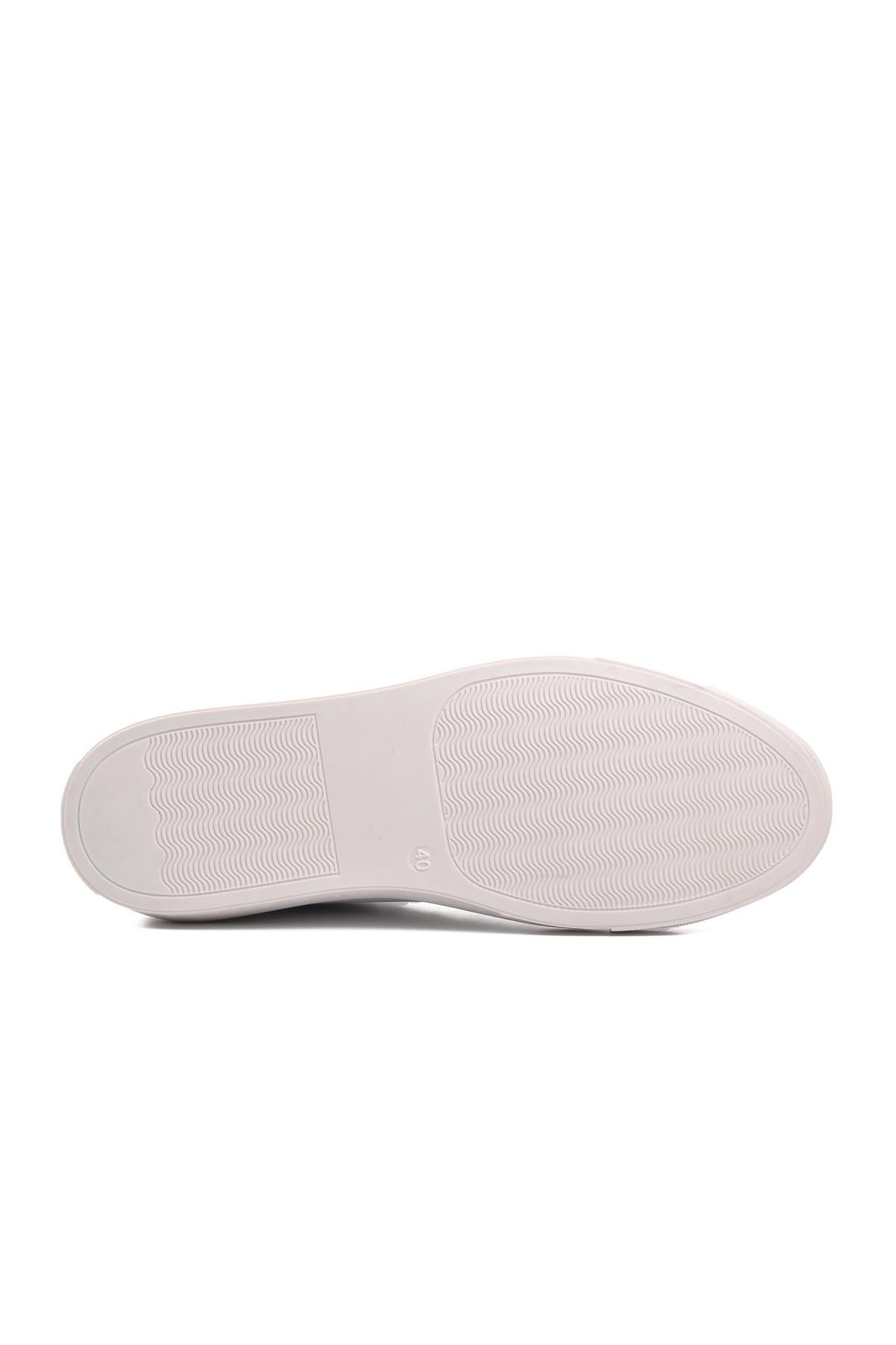 Ayakmod Beyaz Erkek Hakiki Deri Günlük Ayakkabı