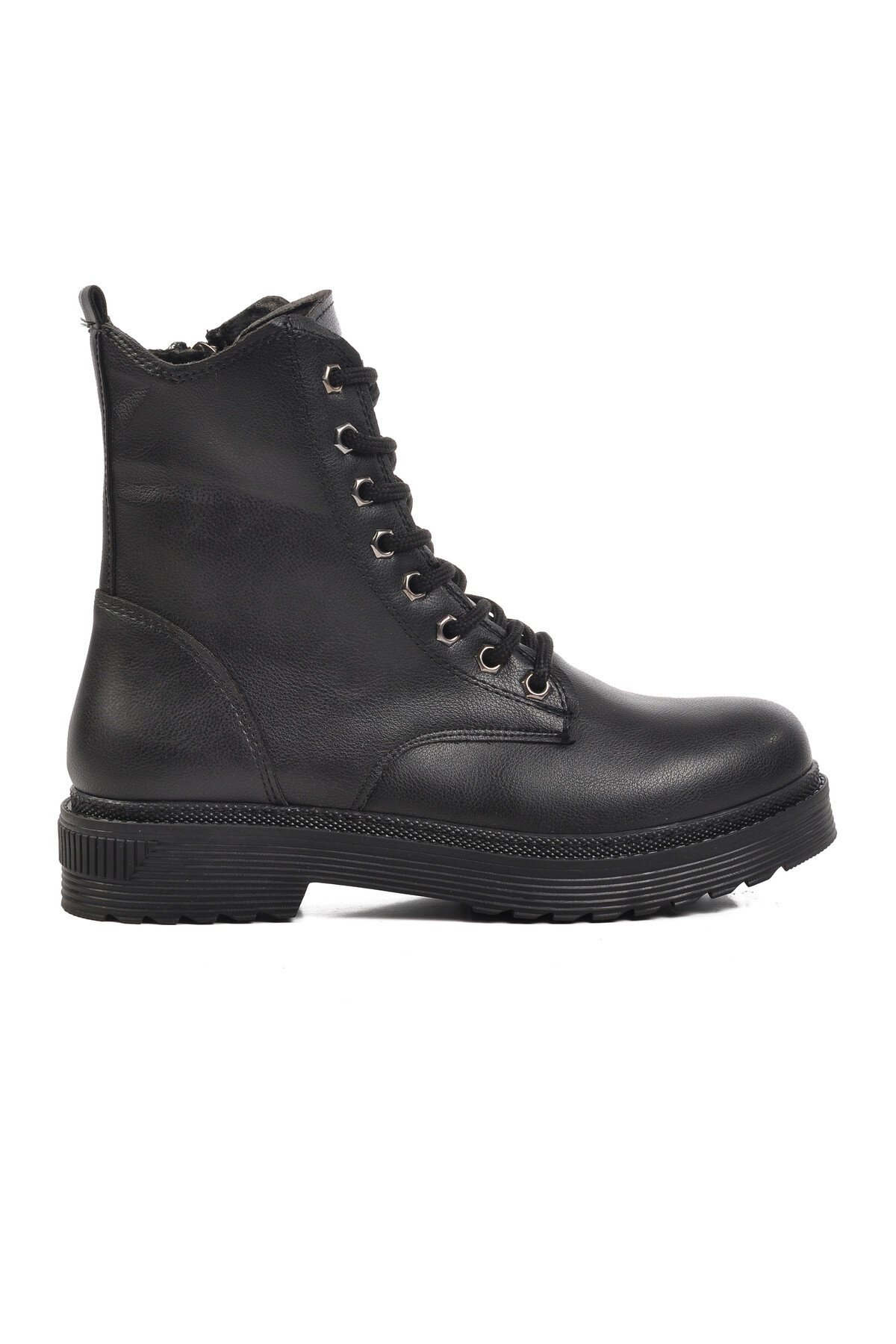 Ayakmod Siyah Cilt Kadın Bot