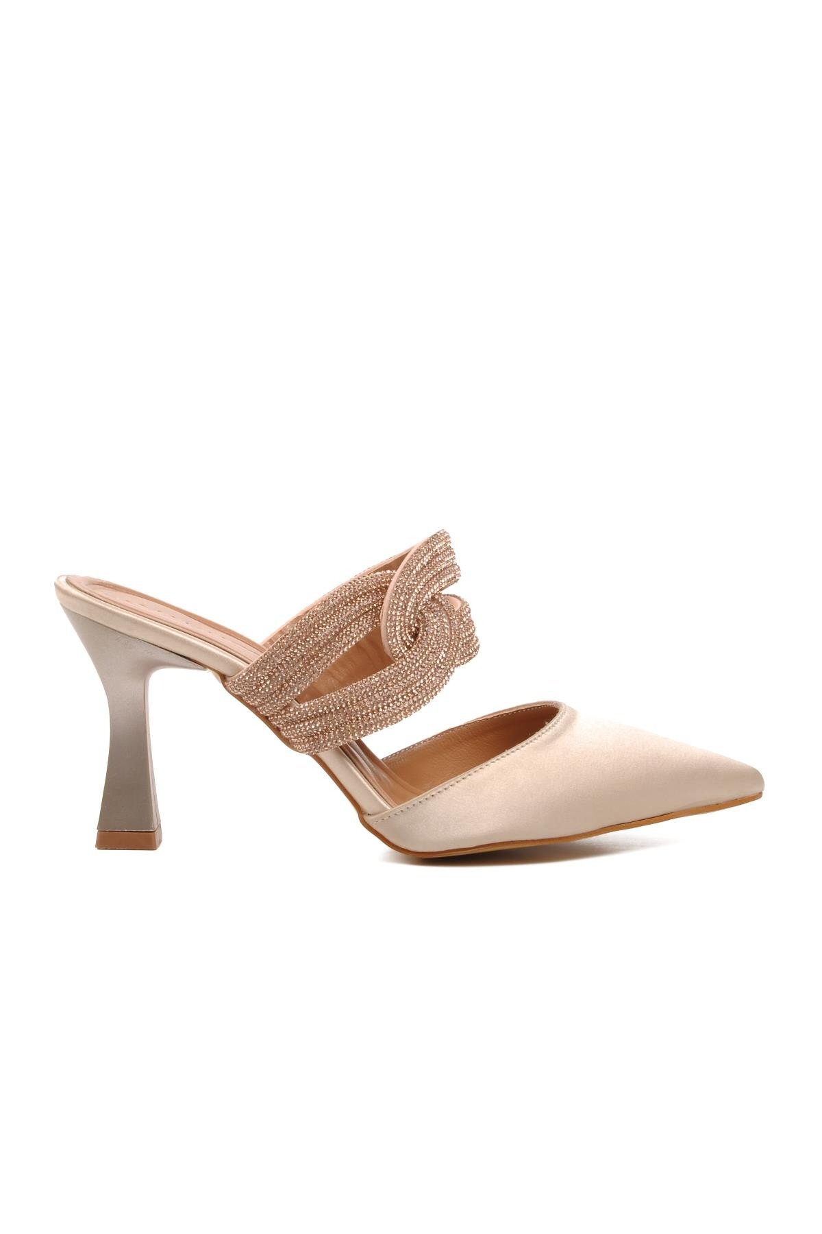 Ayakmod Ten Saten Kadın Abiye Ayakkabı