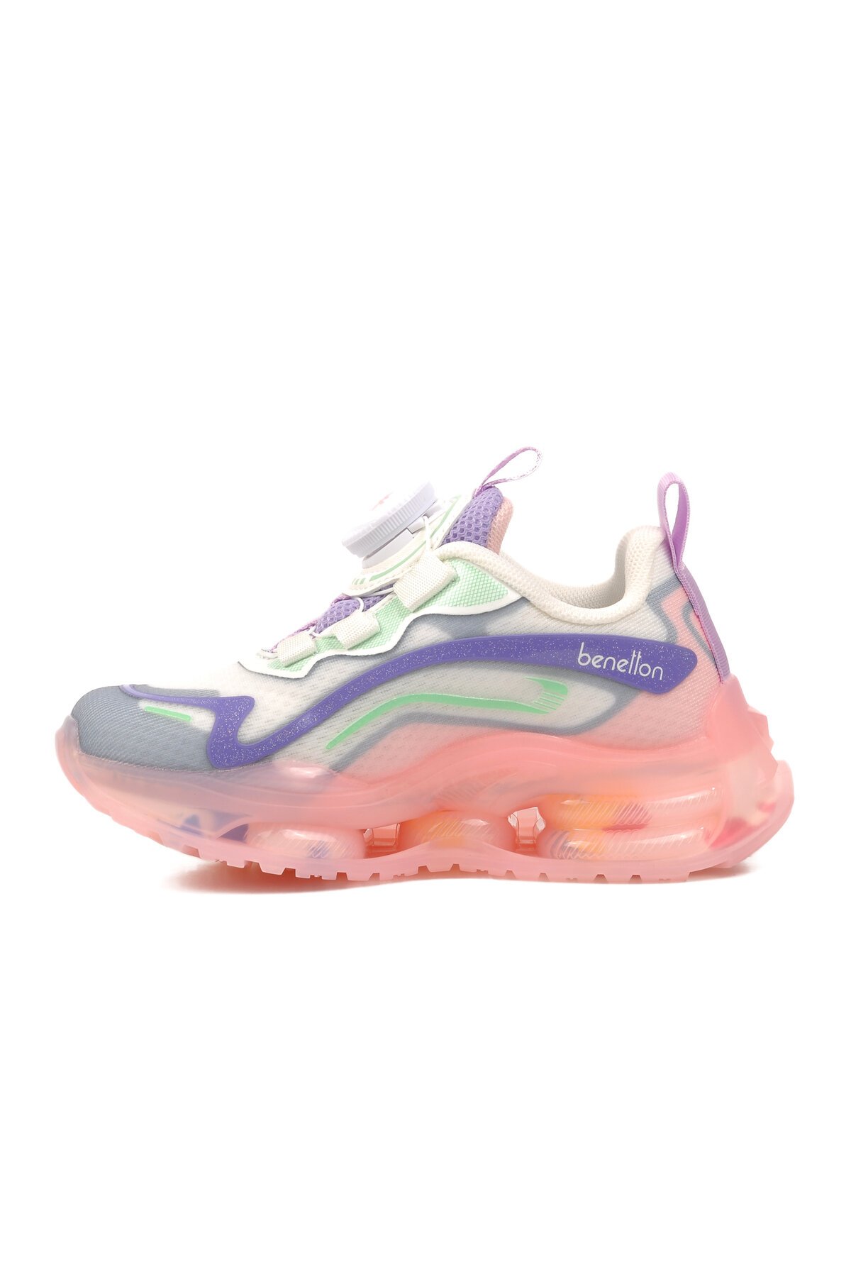 Benetton Beyaz-Pudra Çocuk Spor Ayakkabı