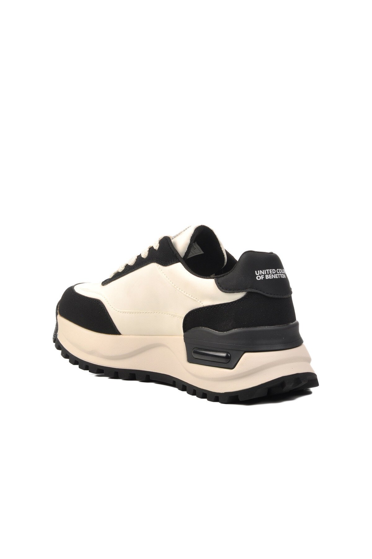 Benetton Beyaz-Siyah Kadın Spor Ayakkabı