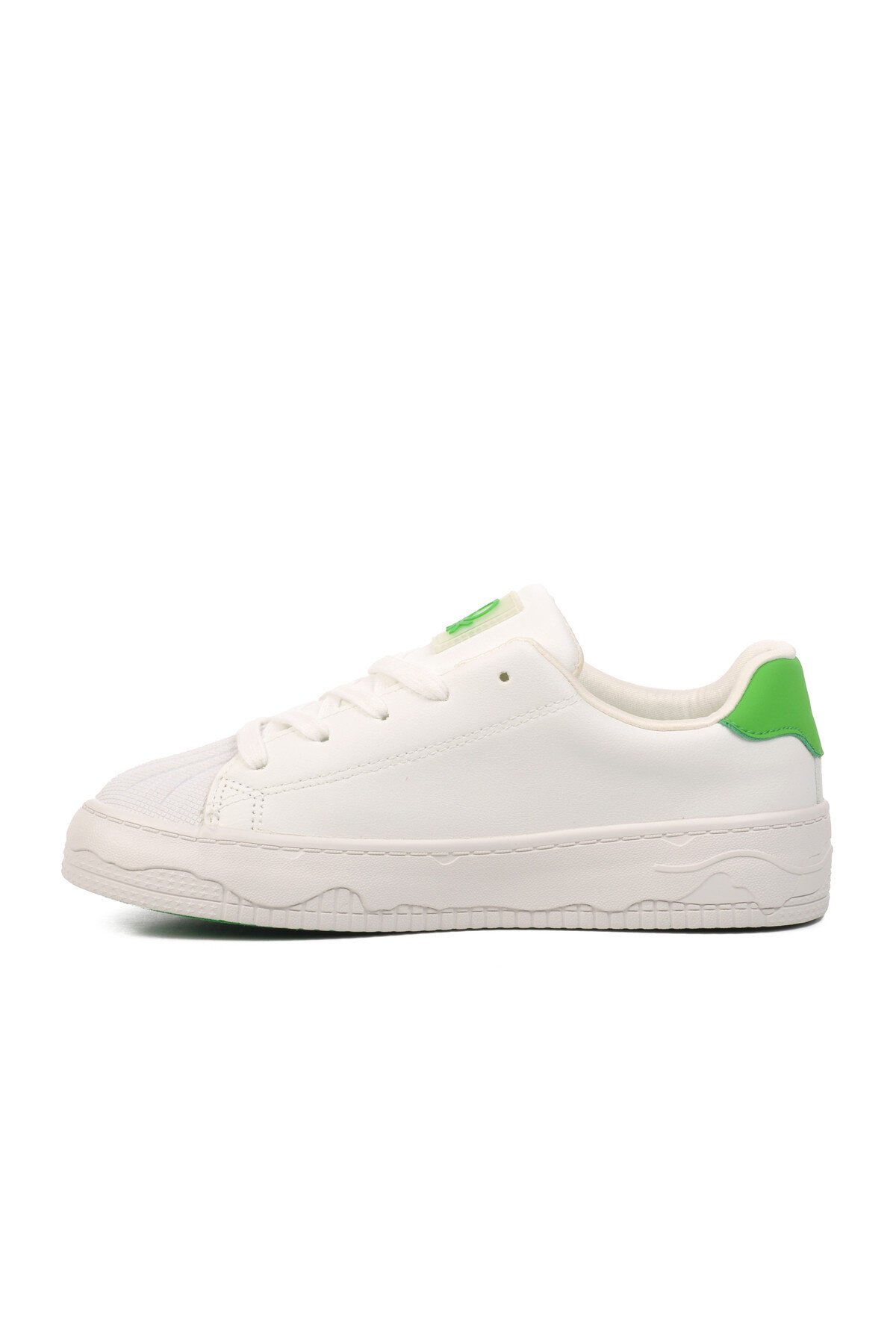 Benetton Beyaz-Yeşil Unisex Sneaker