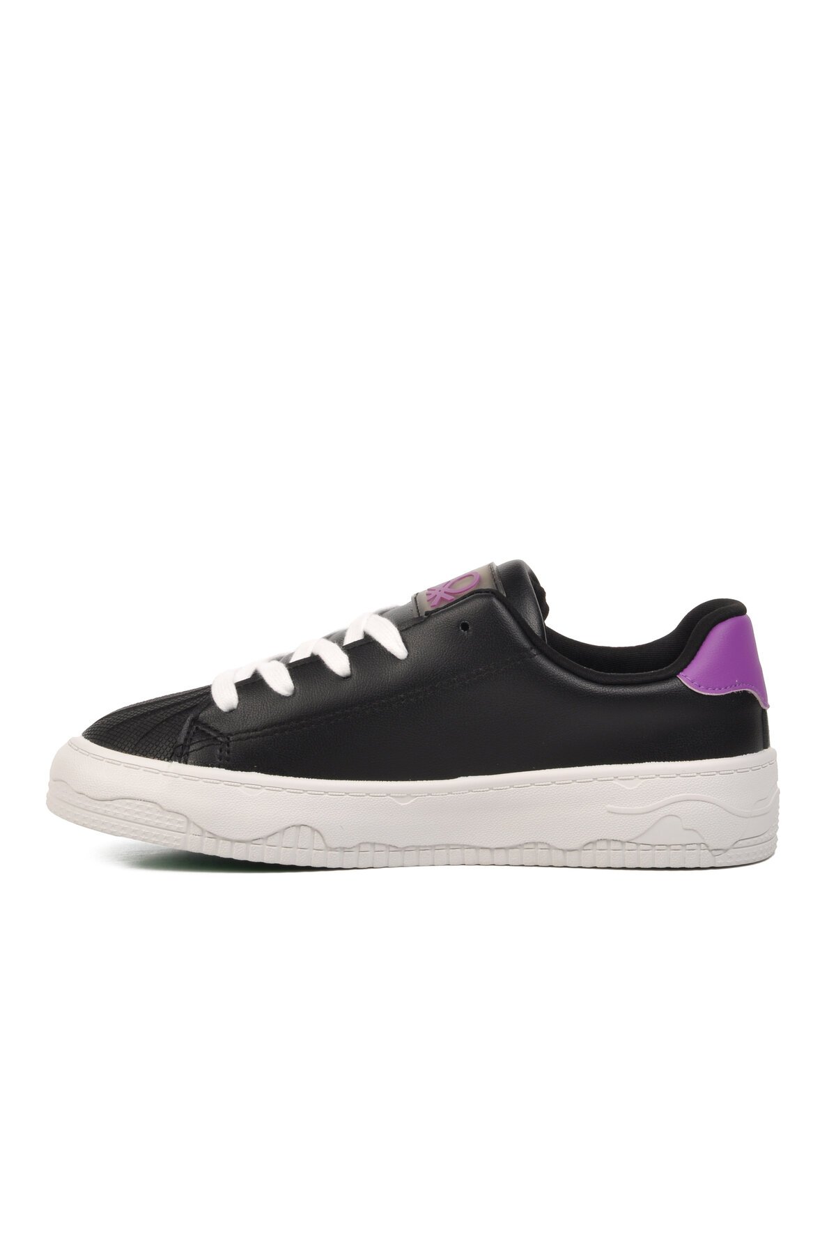 Benetton Siyah-Beyaz Unisex Sneaker