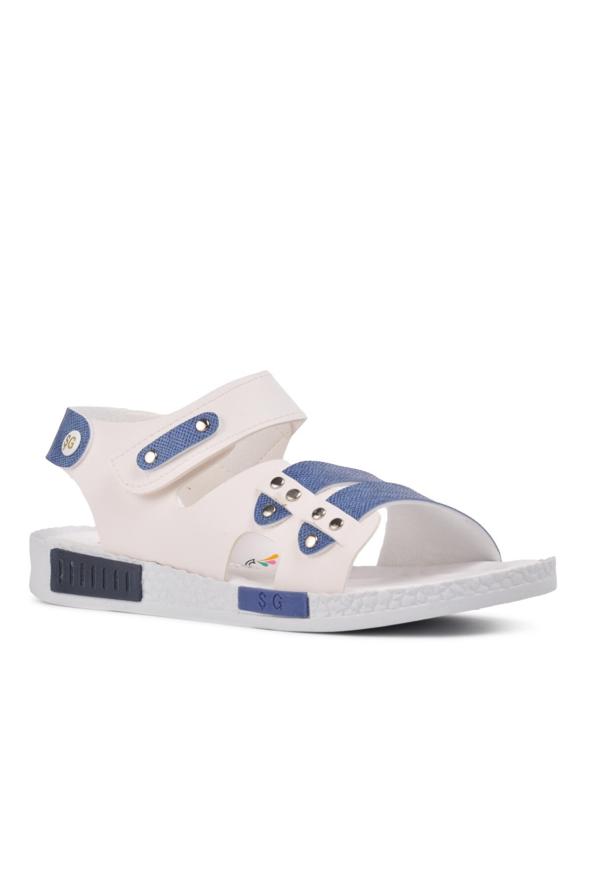 Ayakmod Beyaz-Kot Mavi Erkek Çocuk Sandalet