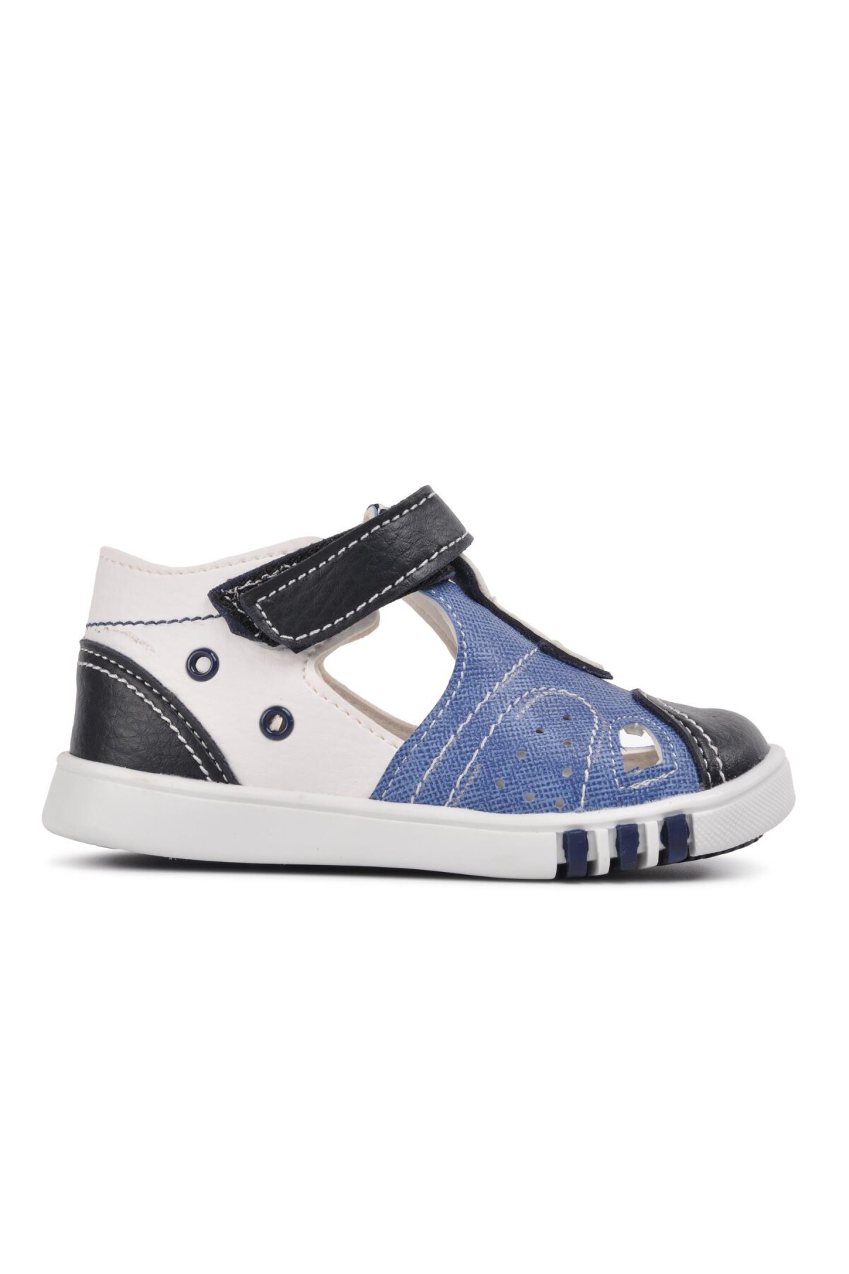 Ayakmod Kot-Lacivert-Beyaz Erkek Çocuk Sandalet