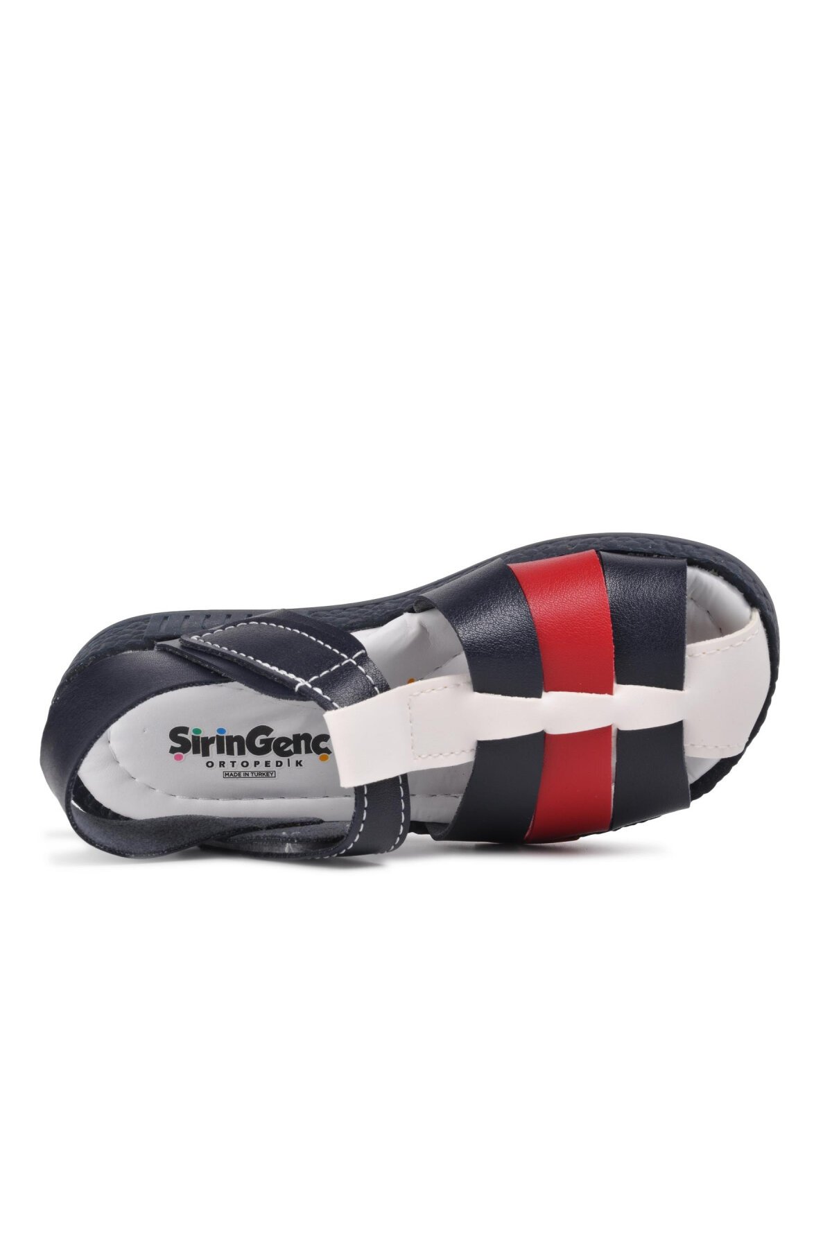 Ayakmod Lacivert-Beyaz-Kırmızı Erkek Çocuk Sandalet