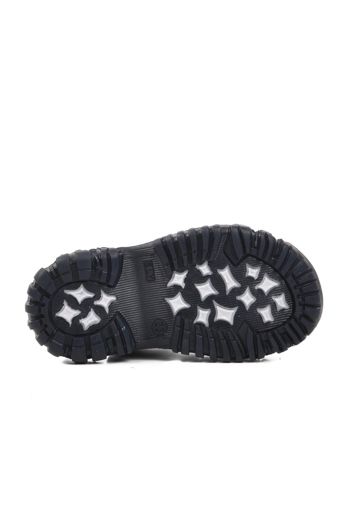 Ayakmod Lacivert-Kot-Beyaz Bebek Sandalet