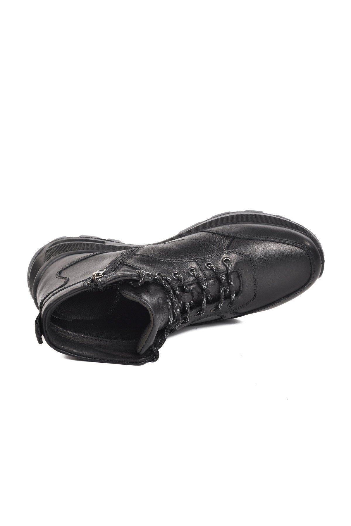 Ayakmod Siyah Hakiki Deri Erkek Bot