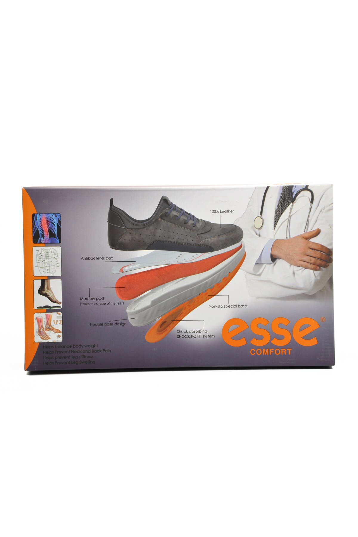 Ayakmod Antrasit Haki Deri Erkek Günlük Ayakkabı