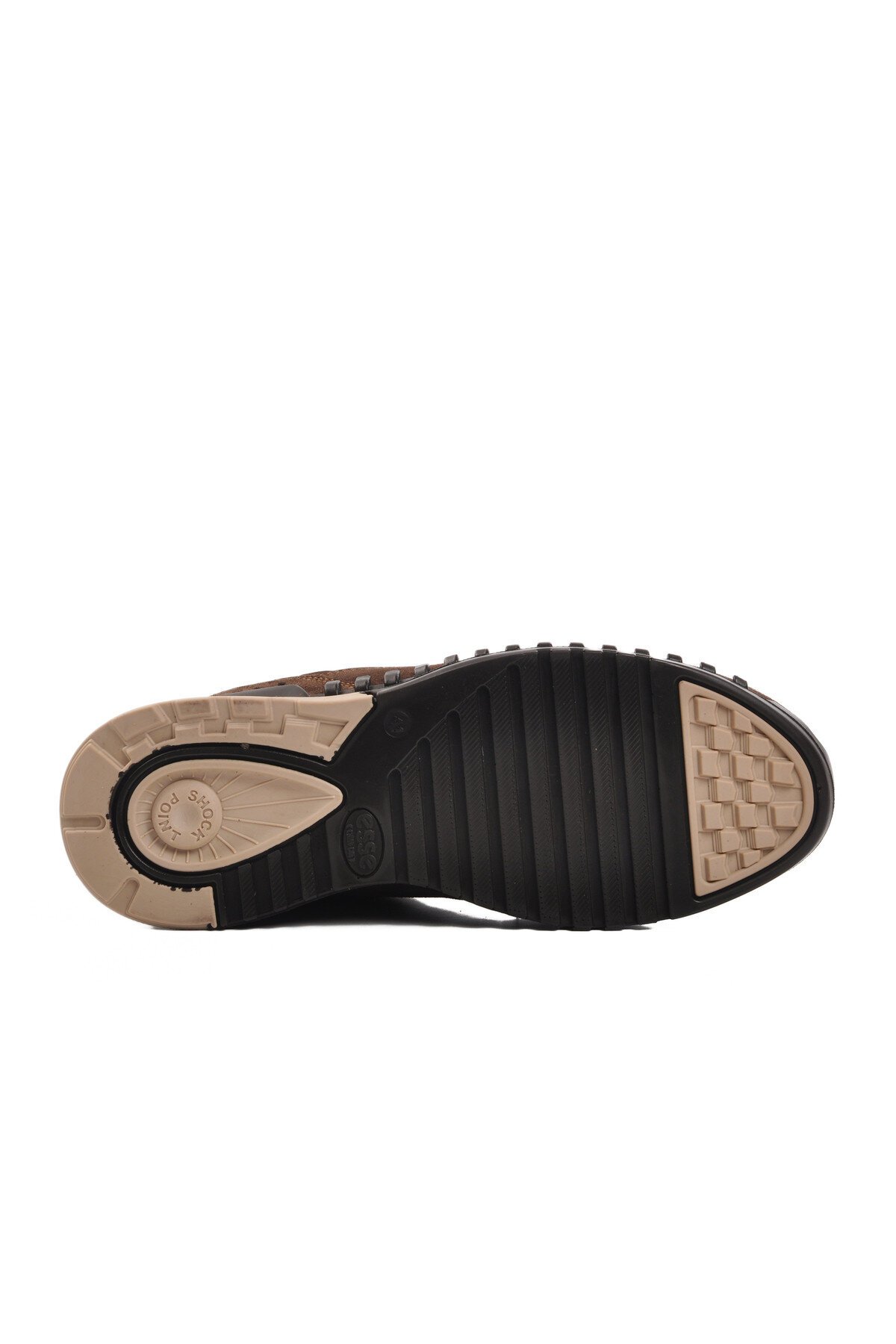 Ayakmod Antrasit Haki Deri Erkek Günlük Ayakkabı