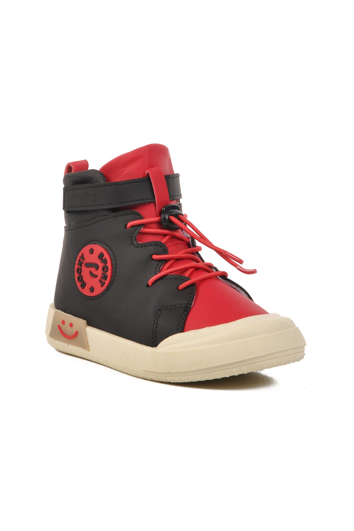 Walkway Siyah-Kırmızı Çocuk Spor Ayakkabı