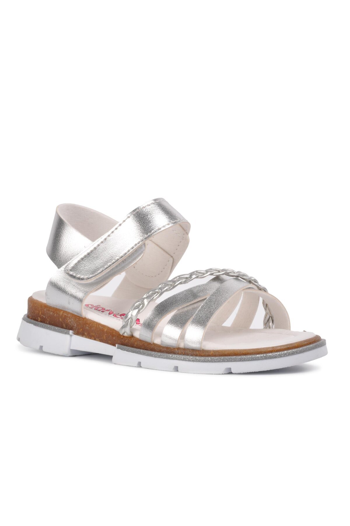 Gümüş Kız Çocuk Sandalet