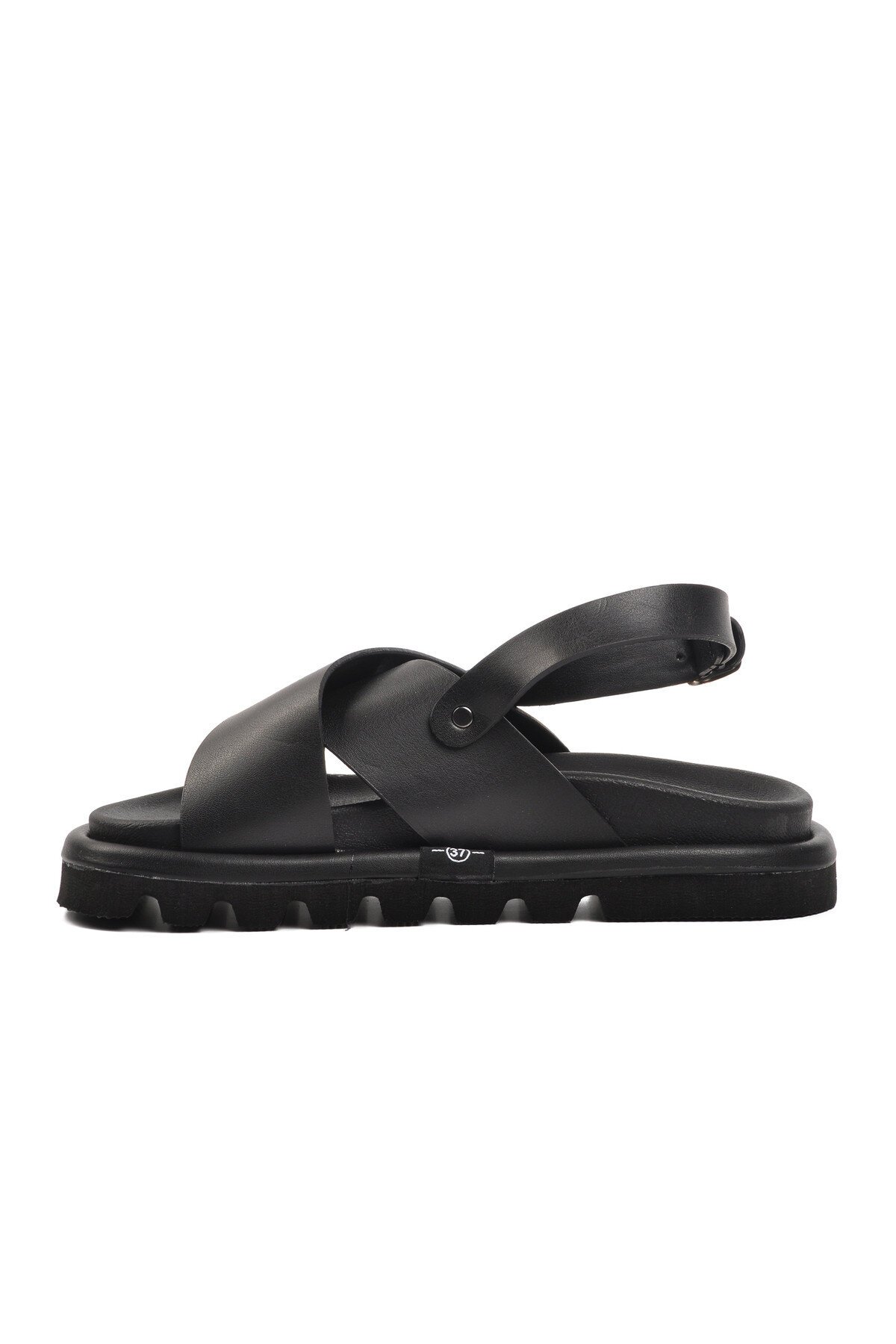 Ayakmod Siyah Kadın Sandalet