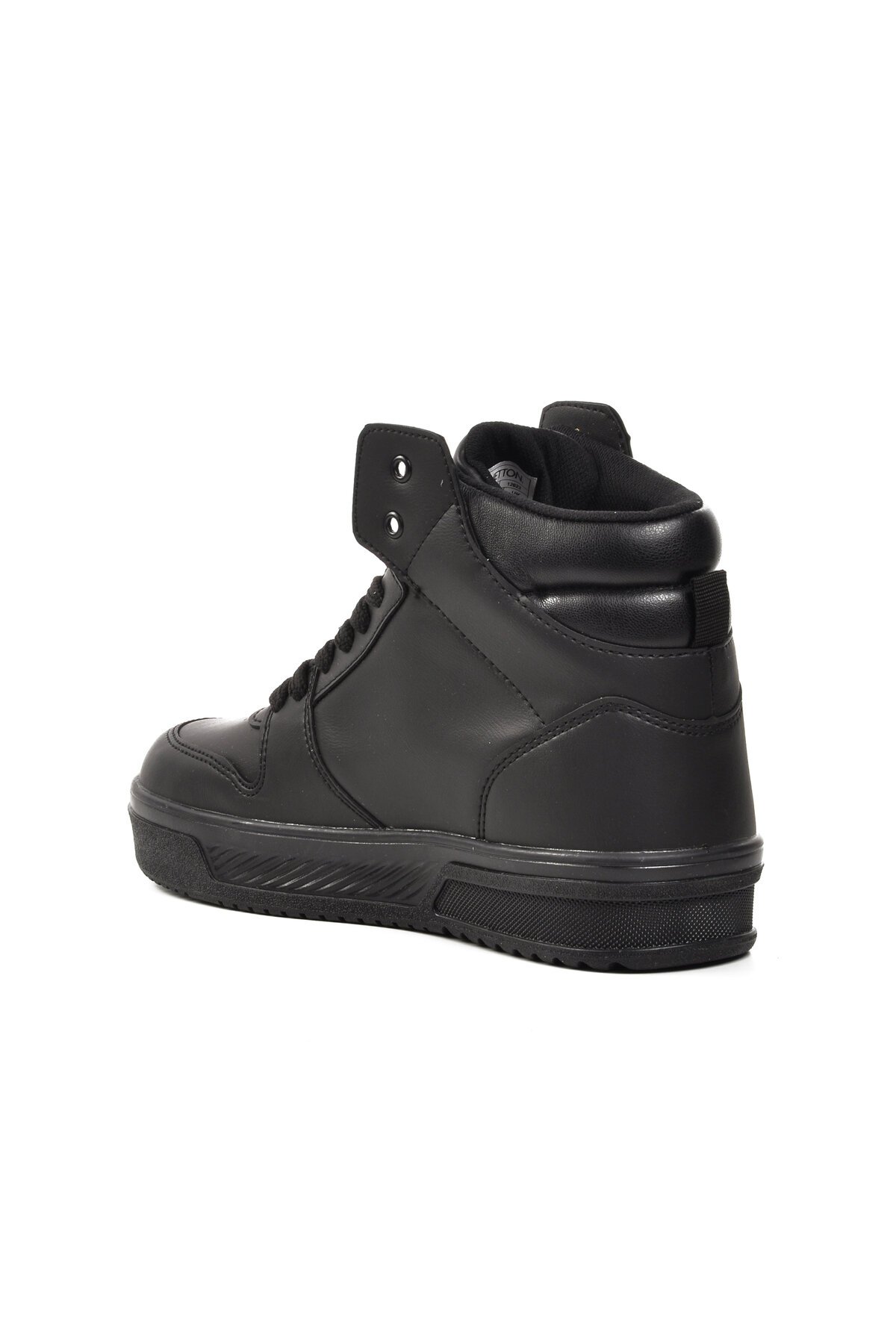 Benetton Siyah-Siyah Unisex Hi Sneaker