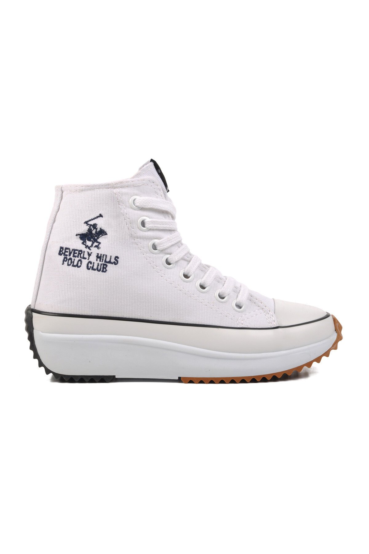 Beverly Hills Polo Club Yüksek Taban Beyaz Unisex Hi Sneaker