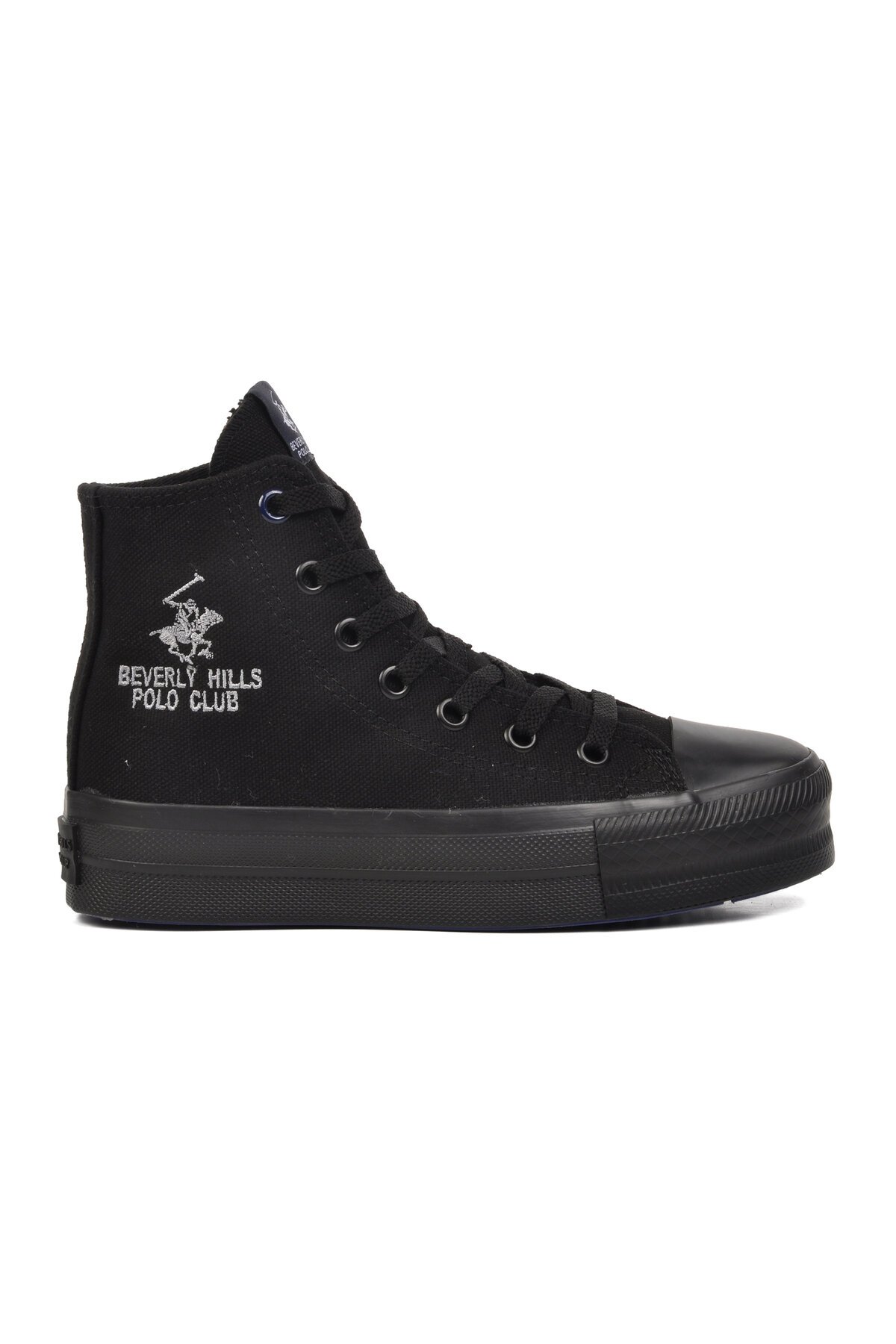 Beverly Hills Polo Club Siyah Unisex Hi Sneaker