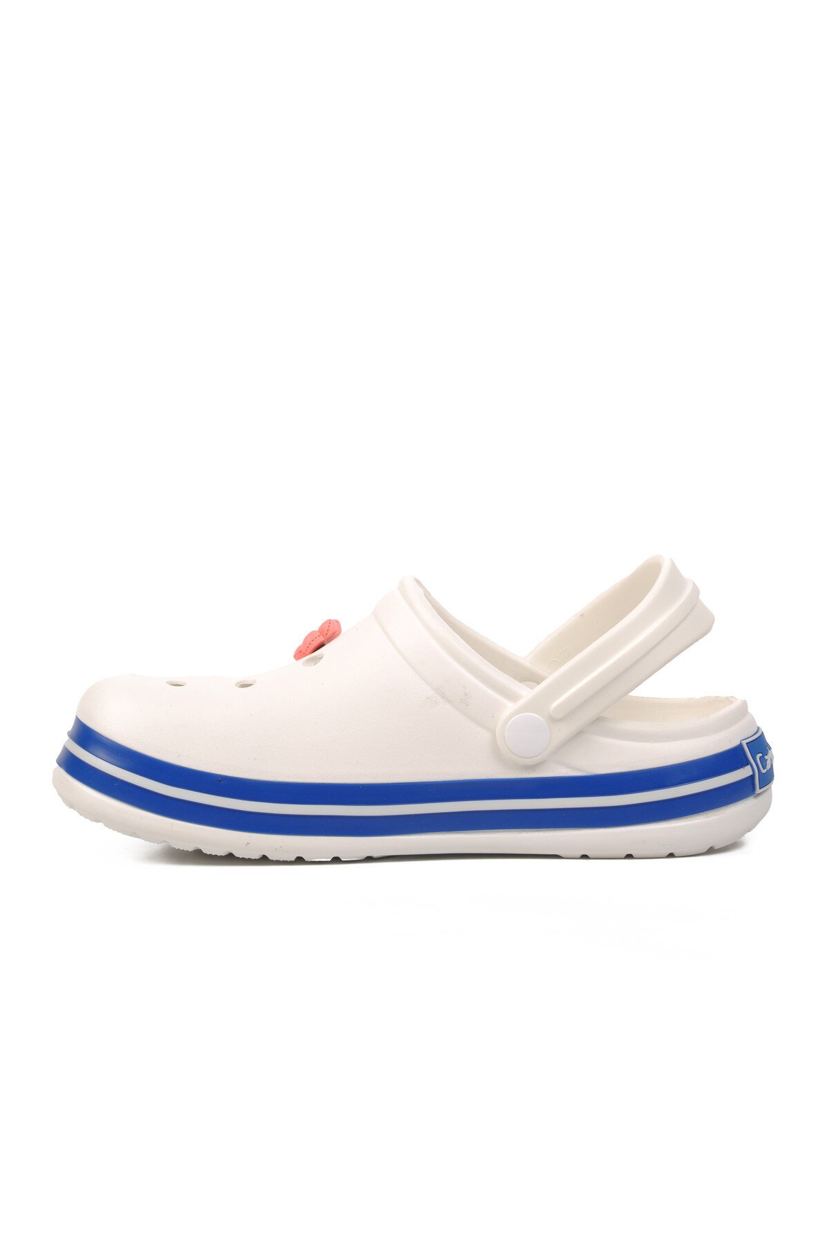 Ayakmod Ekru-Mavi-Beyaz Kadın Terlik