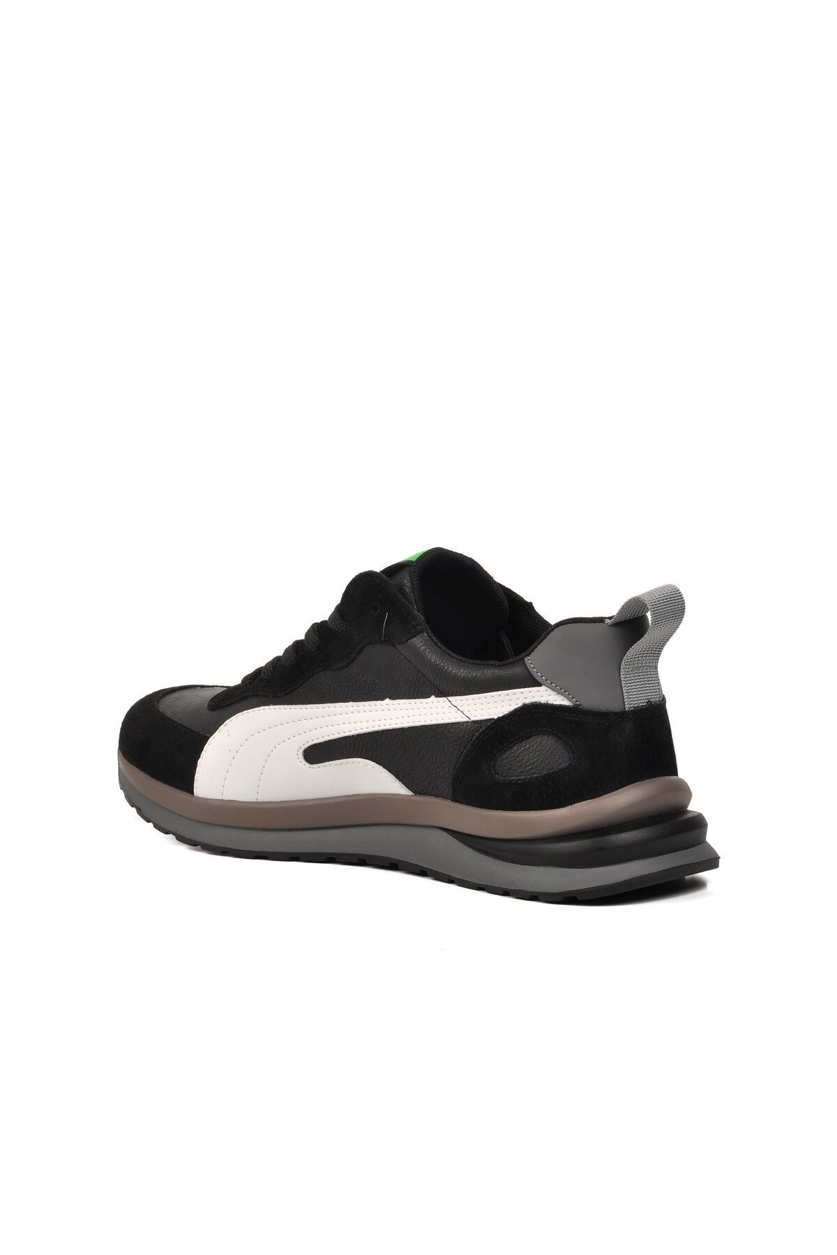 Geniş Kalıp Siyah Erkek Sneaker