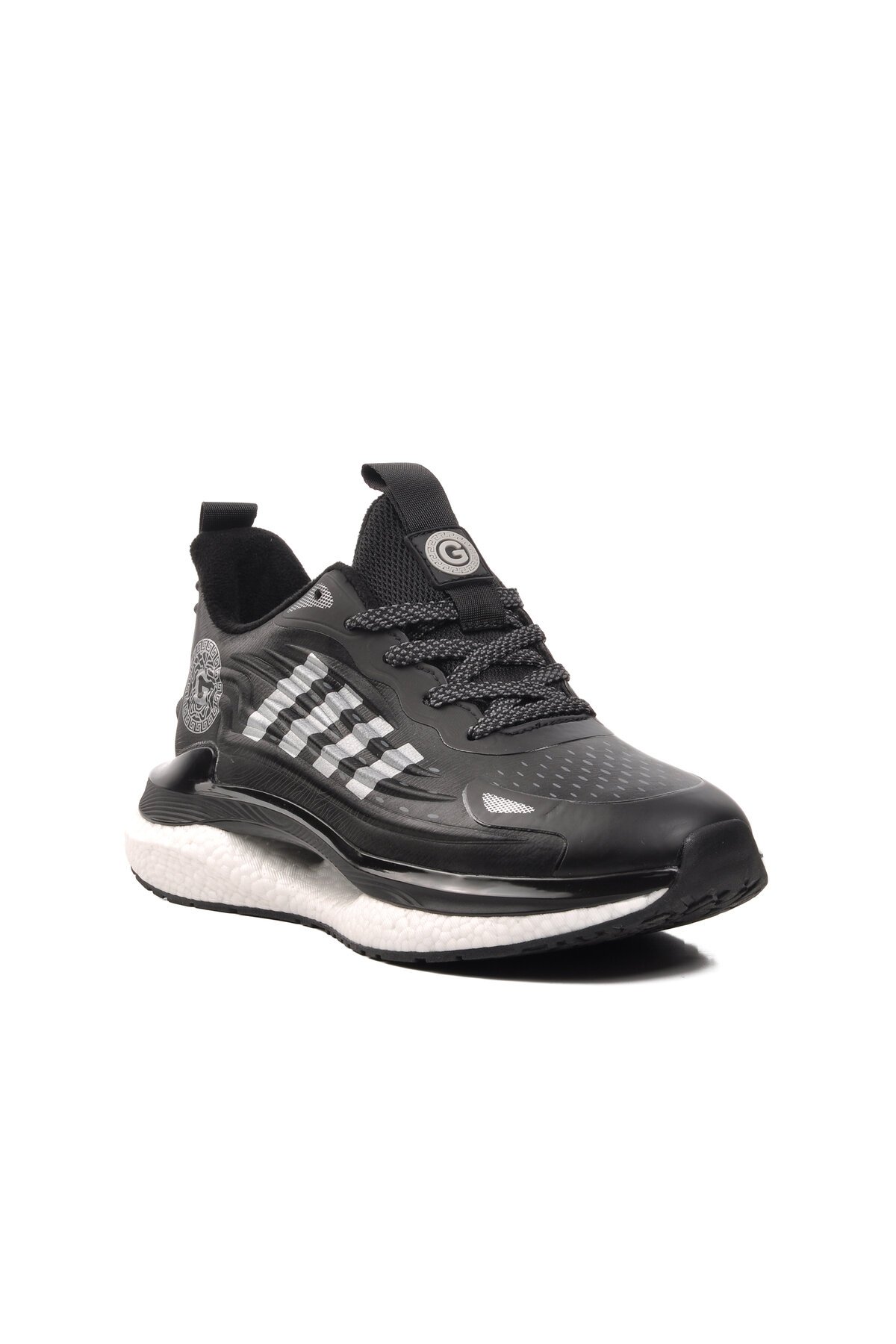 Siyah Fileli Erkek Spor Ayakkabı