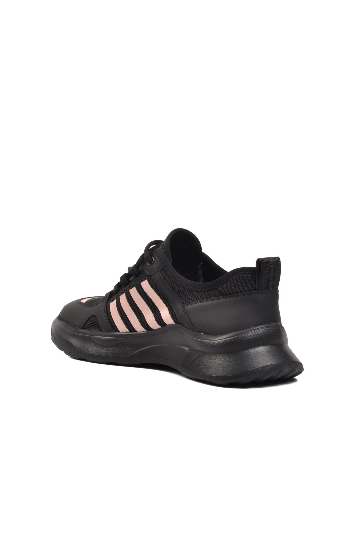 Fileli Siyah Kadın Spor Ayakkabı