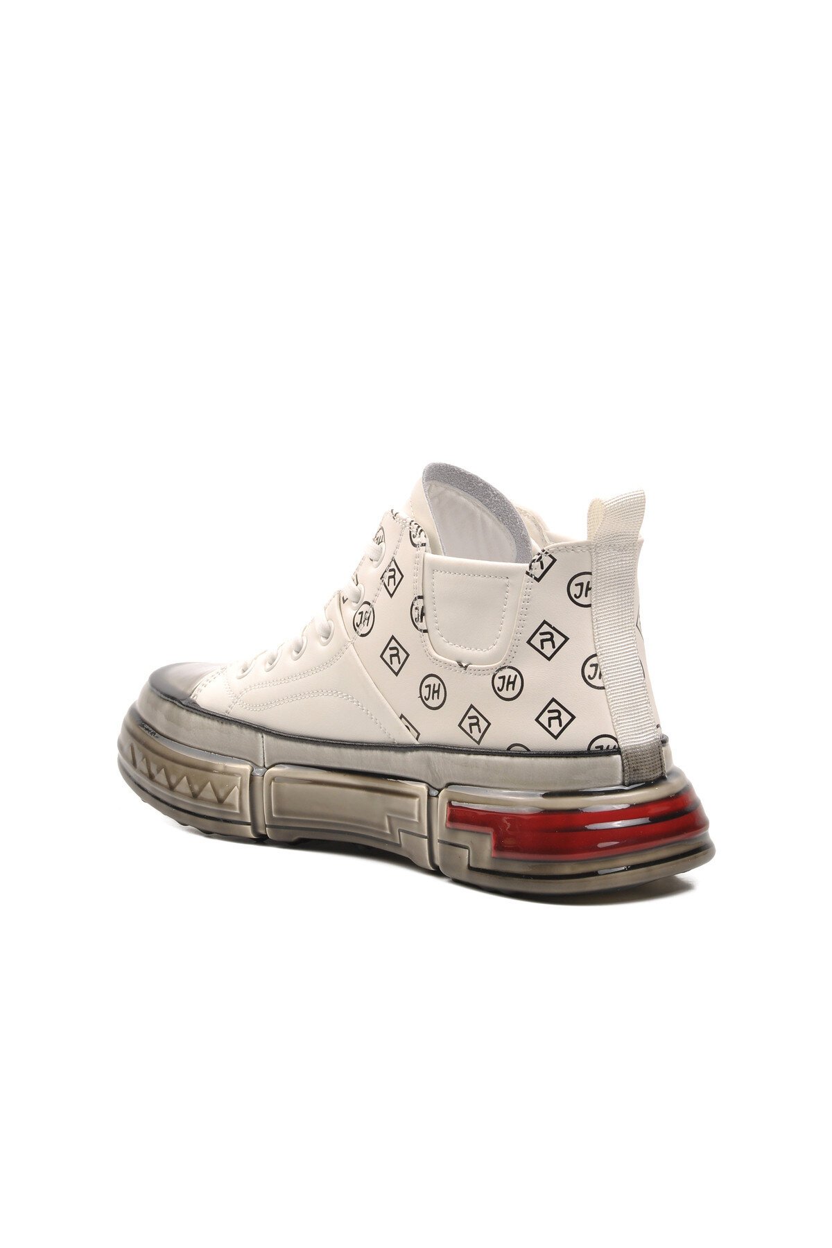 Ayakmod Beyaz Erkek Hi Sneaker