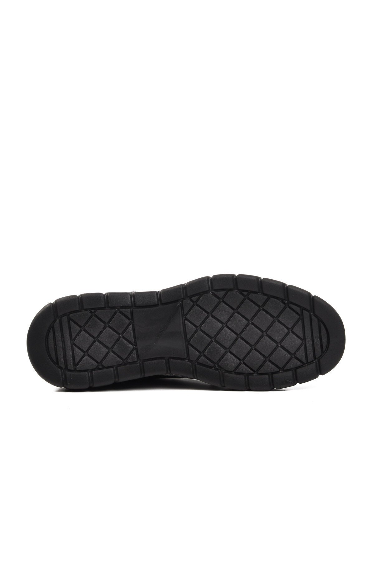 Ayakmod Siyah Haki Deri Erkek Sneaker