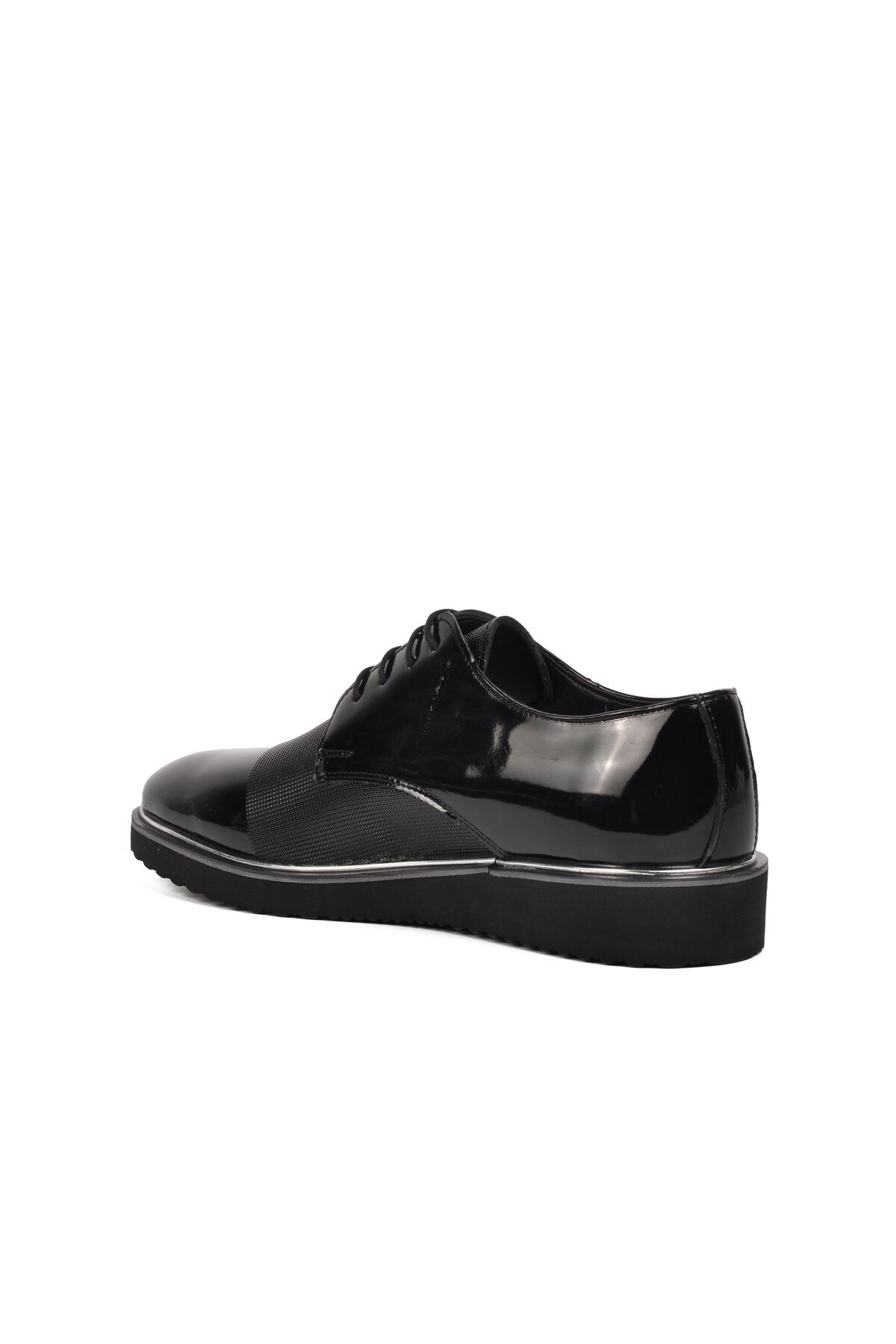 Siyah Rugan Erkek Günlük Ayakkabı