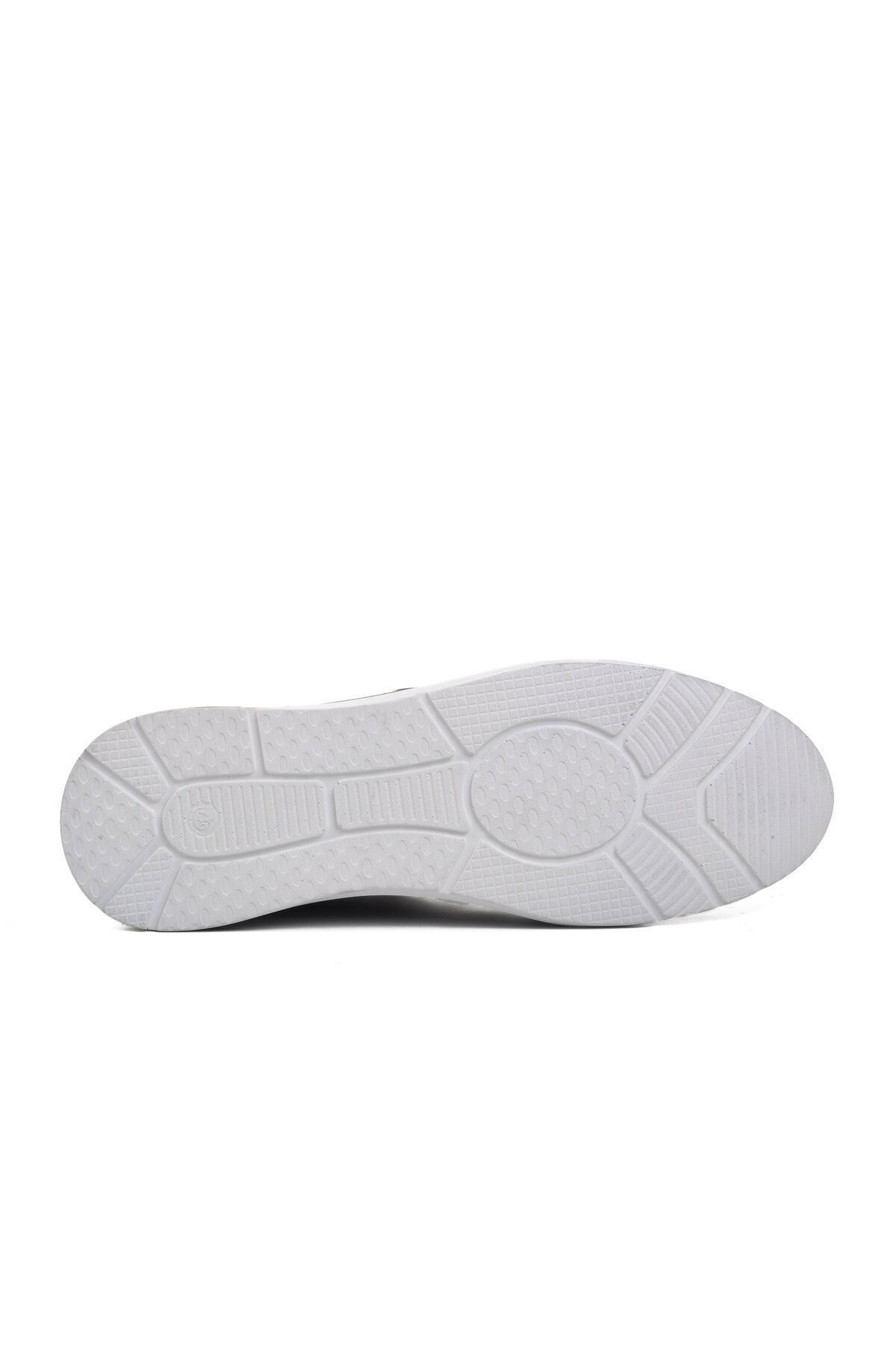 Ayakmod Siyah-Beyaz Hakiki Deri Erkek Günlük Ayakkabı