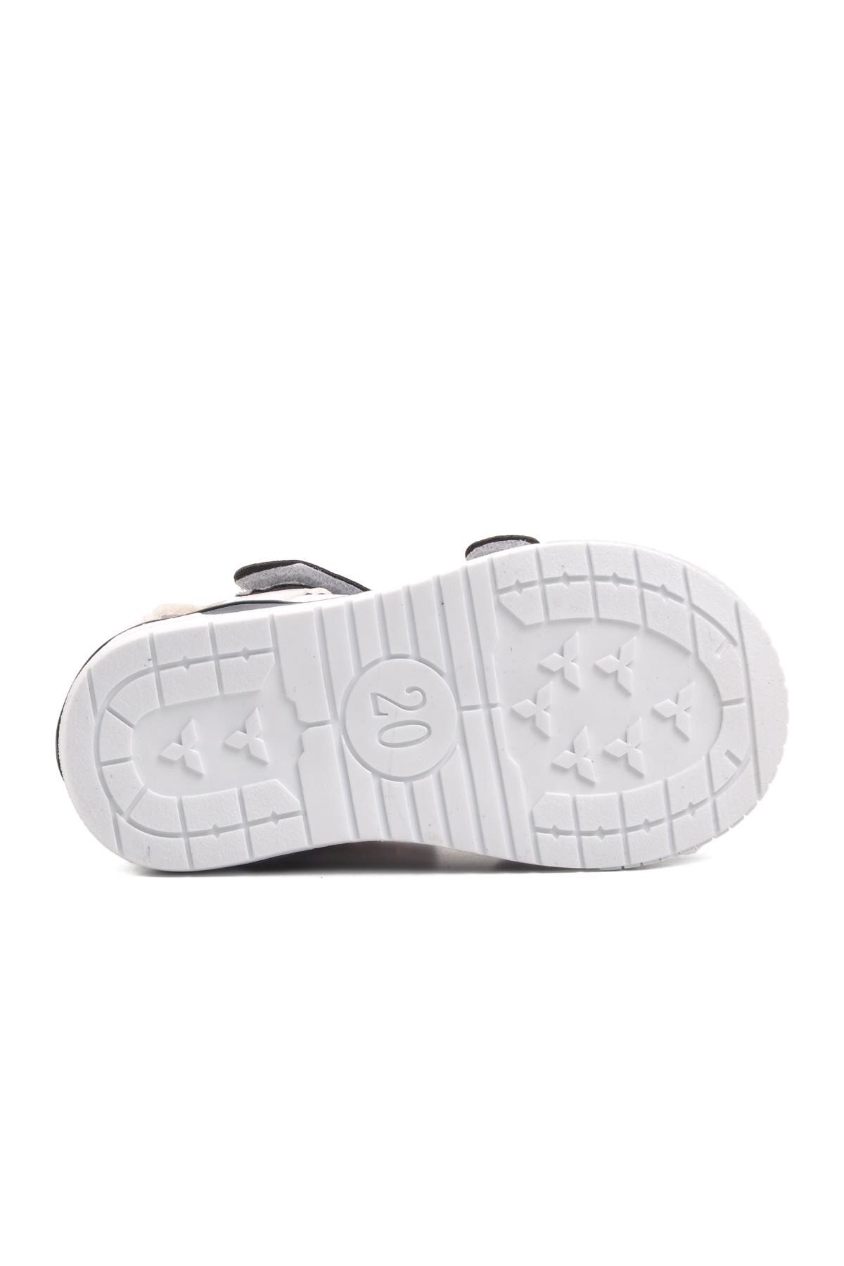 Ayakmod Beyaz-Kot Mavi Bebek Günlük Ayakkabı