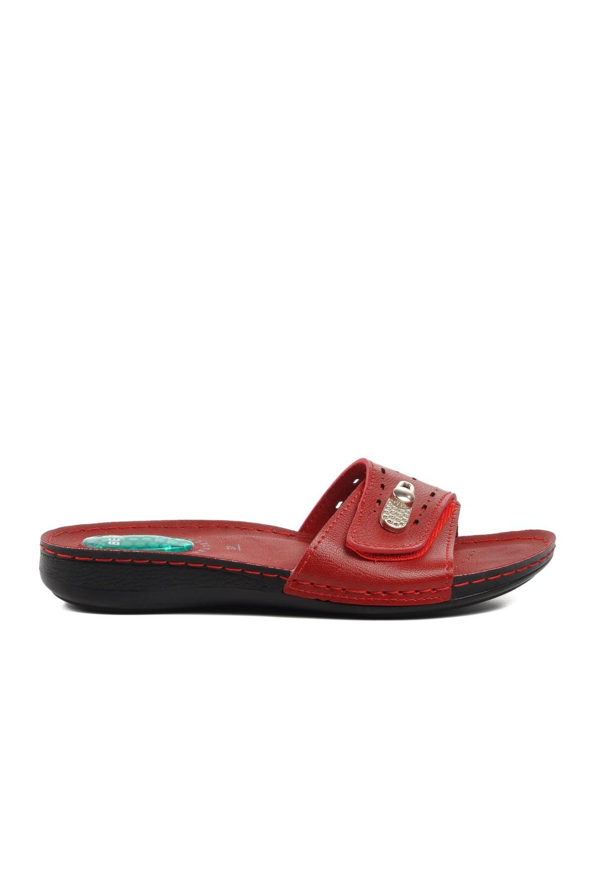 Ayakmod Kırmızı Kadın Terlik