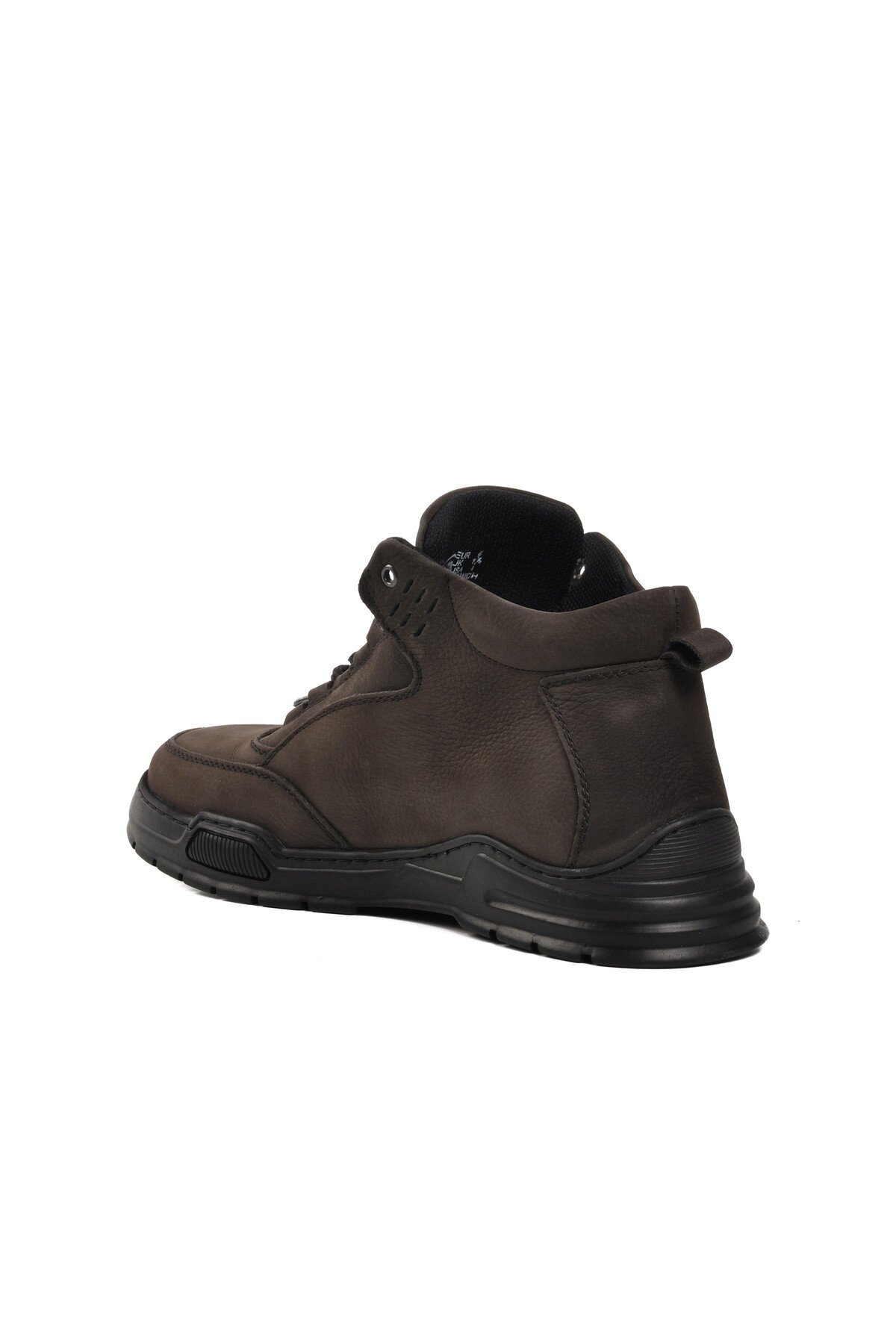 Bulldozer Antrasit Nubuk Hakiki Deri Erkek Bot