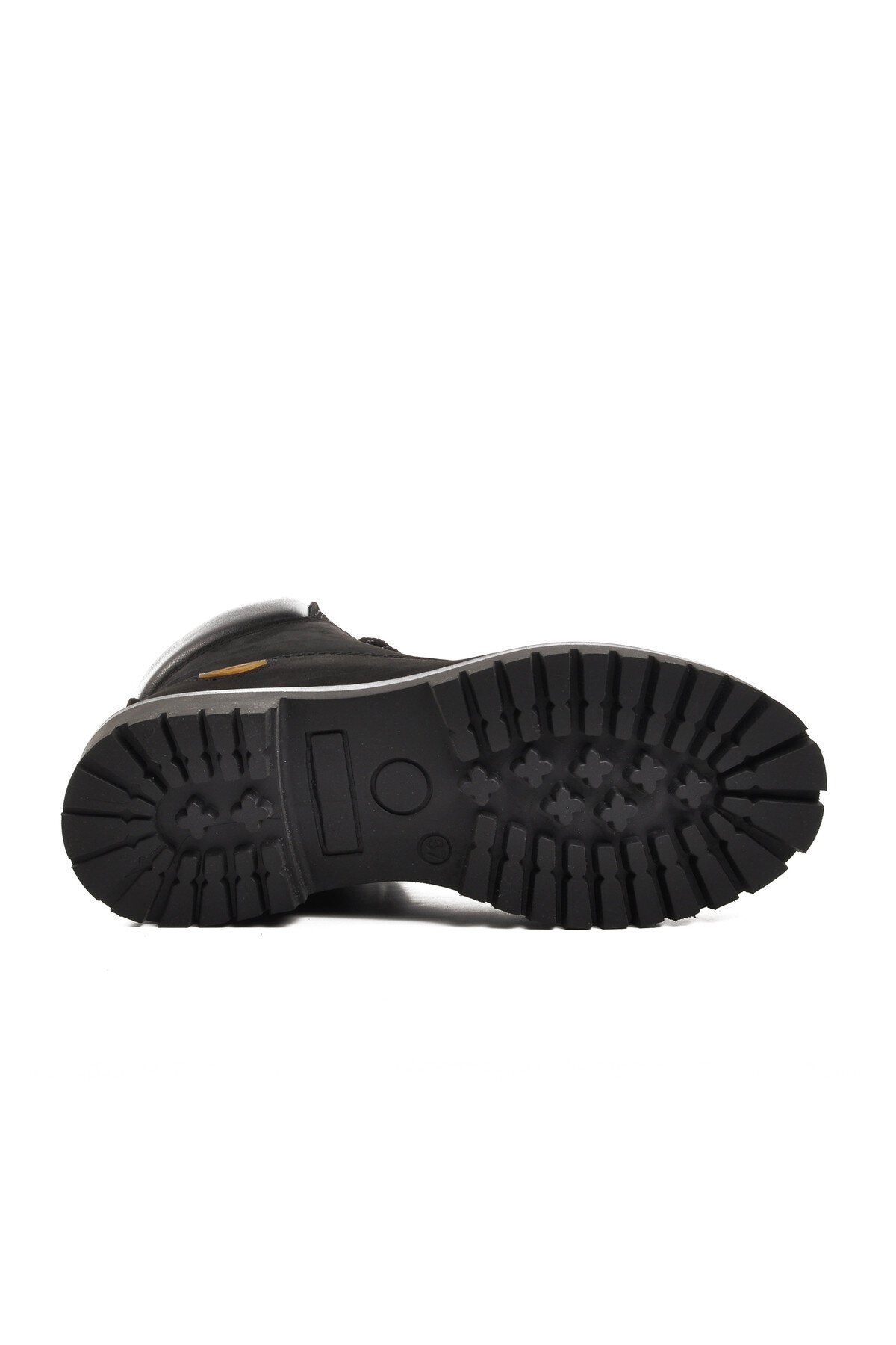 Bulldozer Siyah Nubuk Hakiki Deri  Unisex Bot