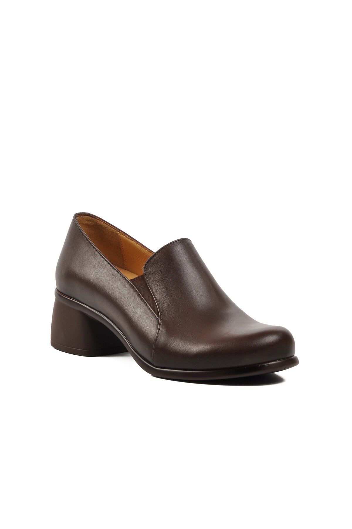 Ayakmod Kahve Hakiki Deri Kadın Günlük Ayakkabı