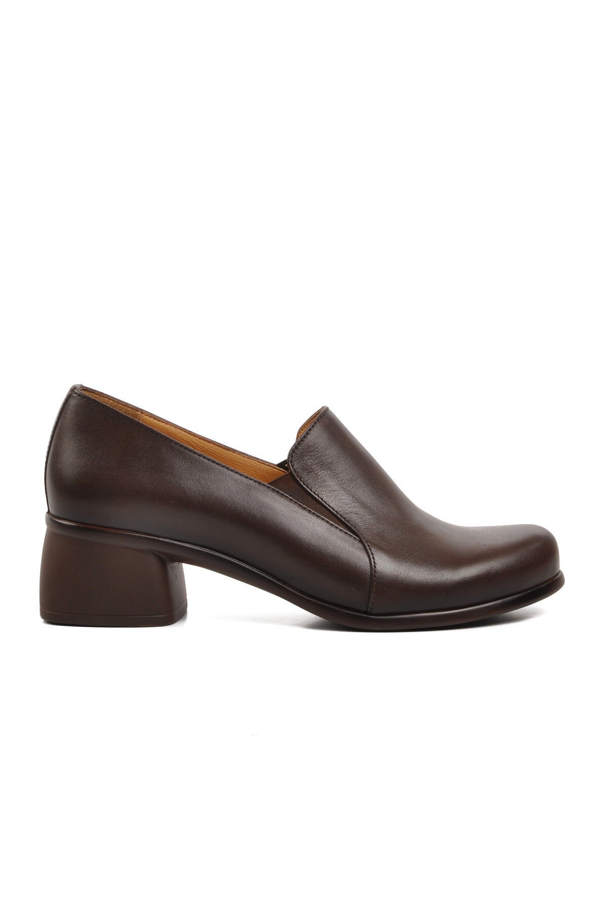 Ayakmod Kahve Hakiki Deri Kadın Günlük Ayakkabı