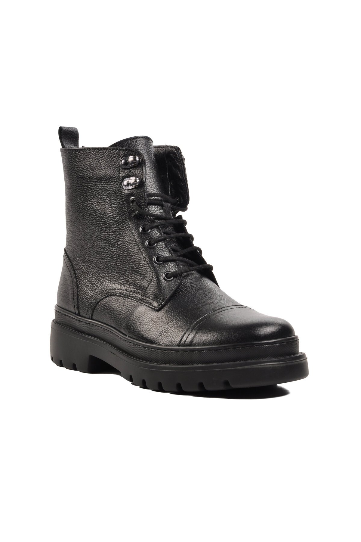 Ayakmod Siyah Hakiki Deri Erkek Bot