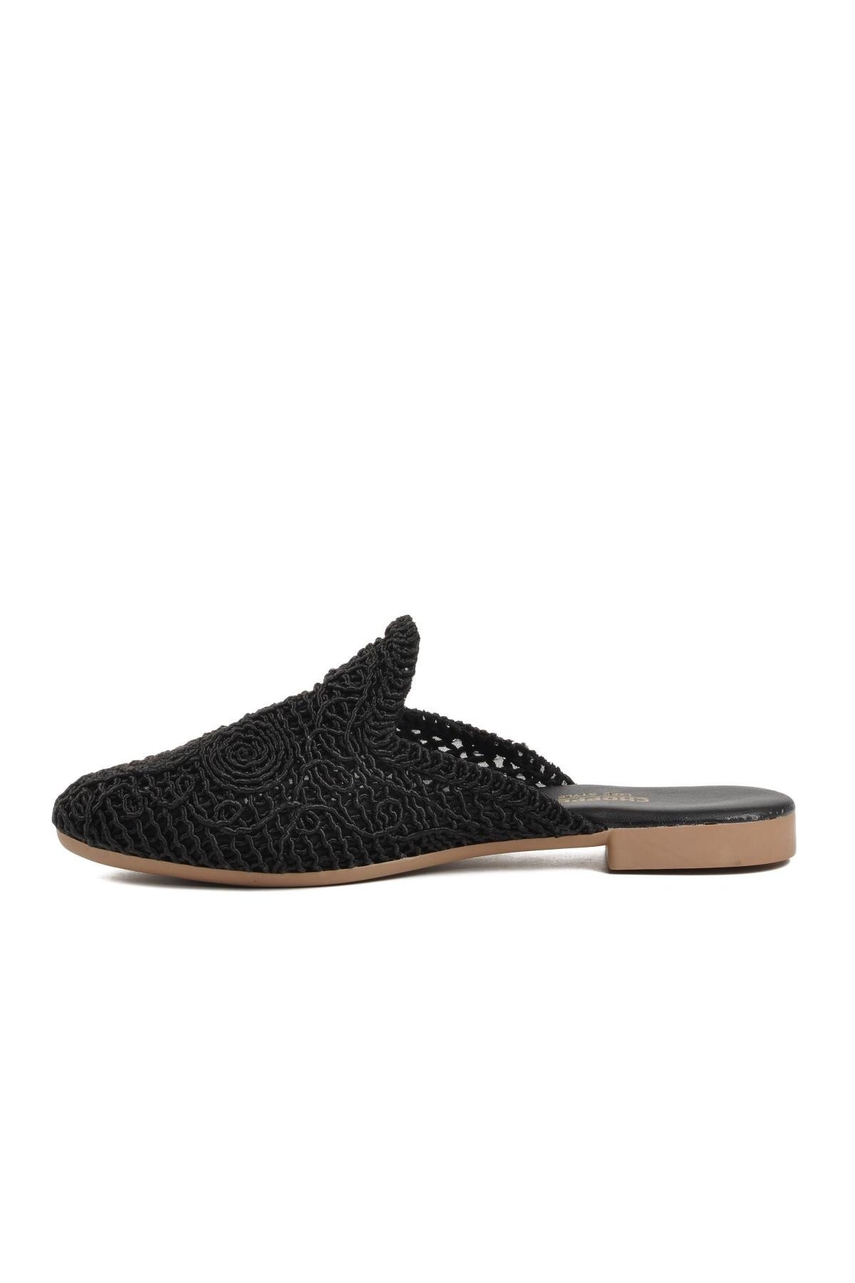 Ayakmod Siyah Kadın Terlik