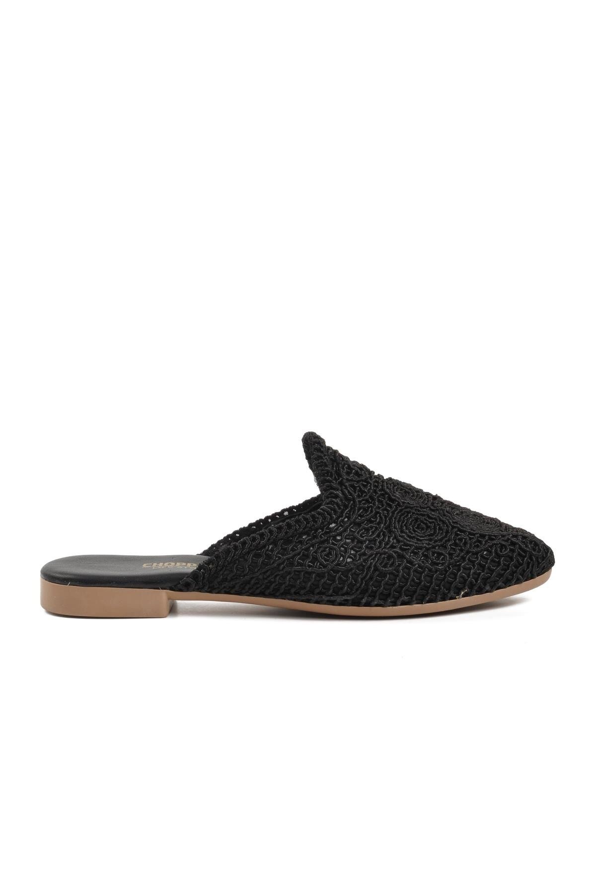 Ayakmod Siyah Kadın Terlik