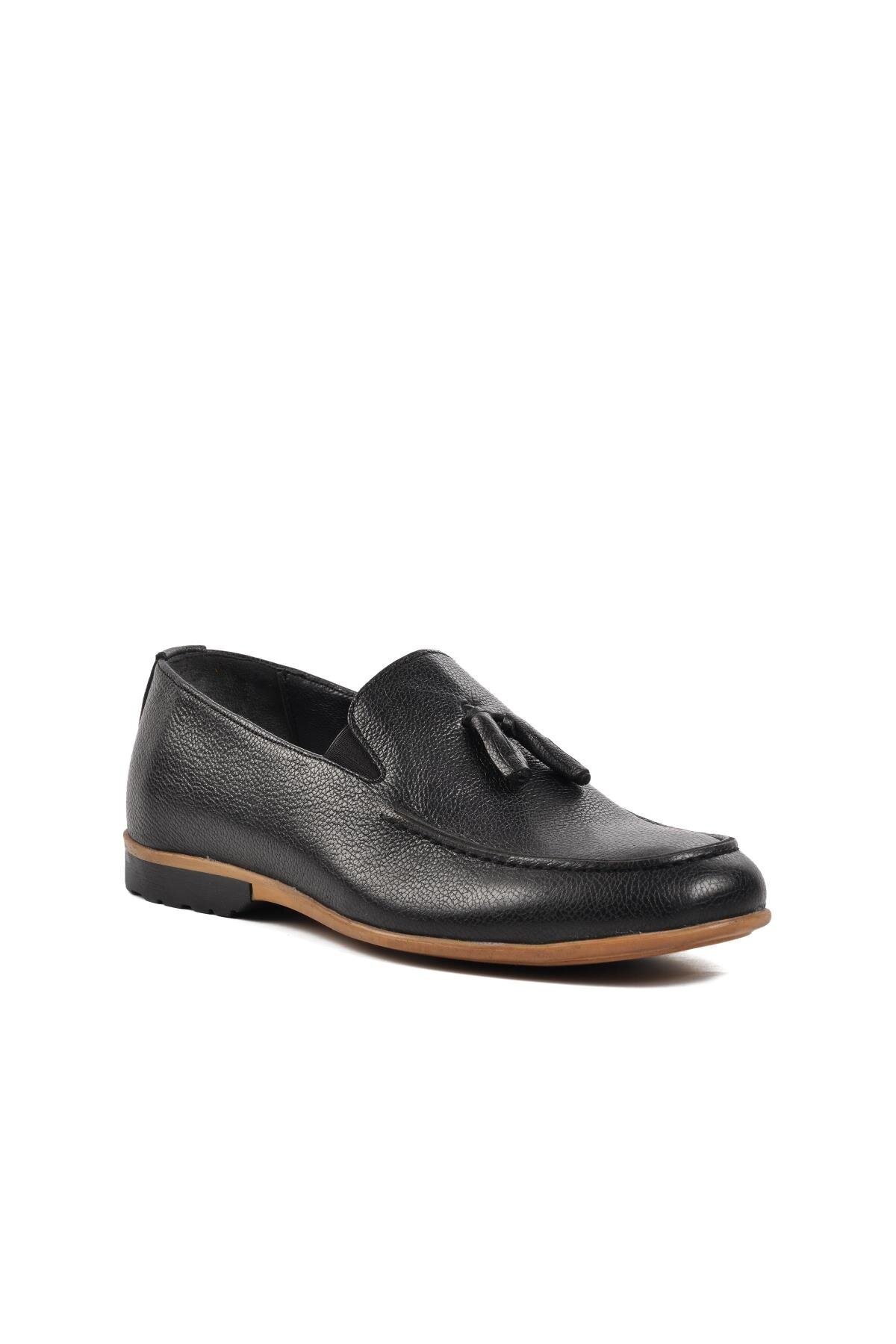 Ayakmod Siyah Erkek Loafer Ayakkabı