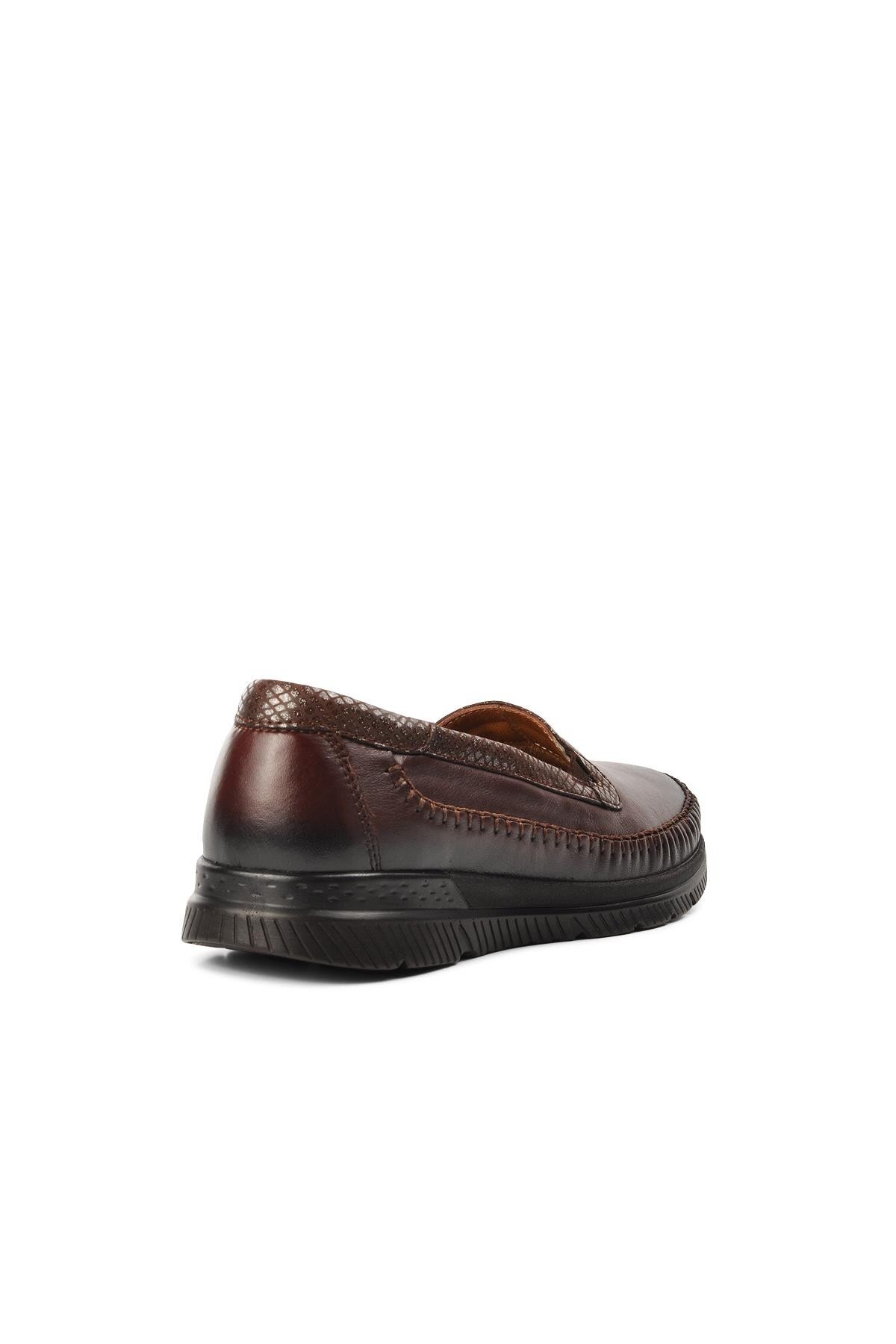 Ayakmod Kahve Hakiki Deri Kadın Günlük Ayakkabı