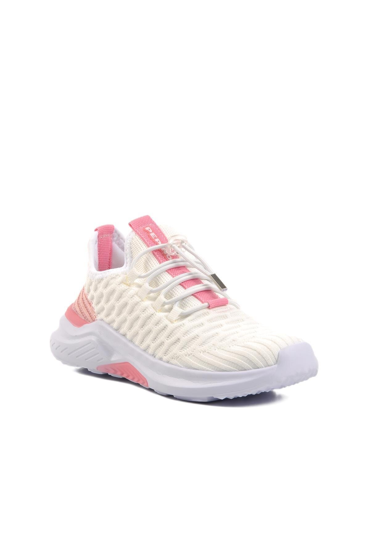 Walkway Krem-Pudra Çocuk Spor Ayakkabı