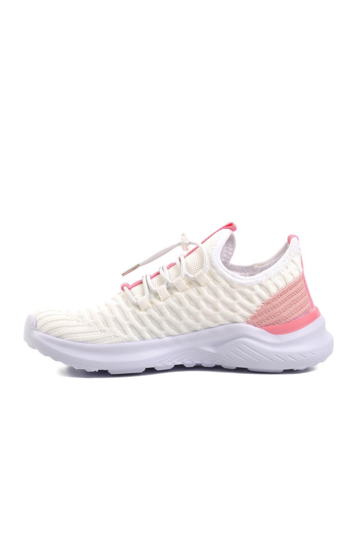 Walkway Krem-Pudra Çocuk Spor Ayakkabı