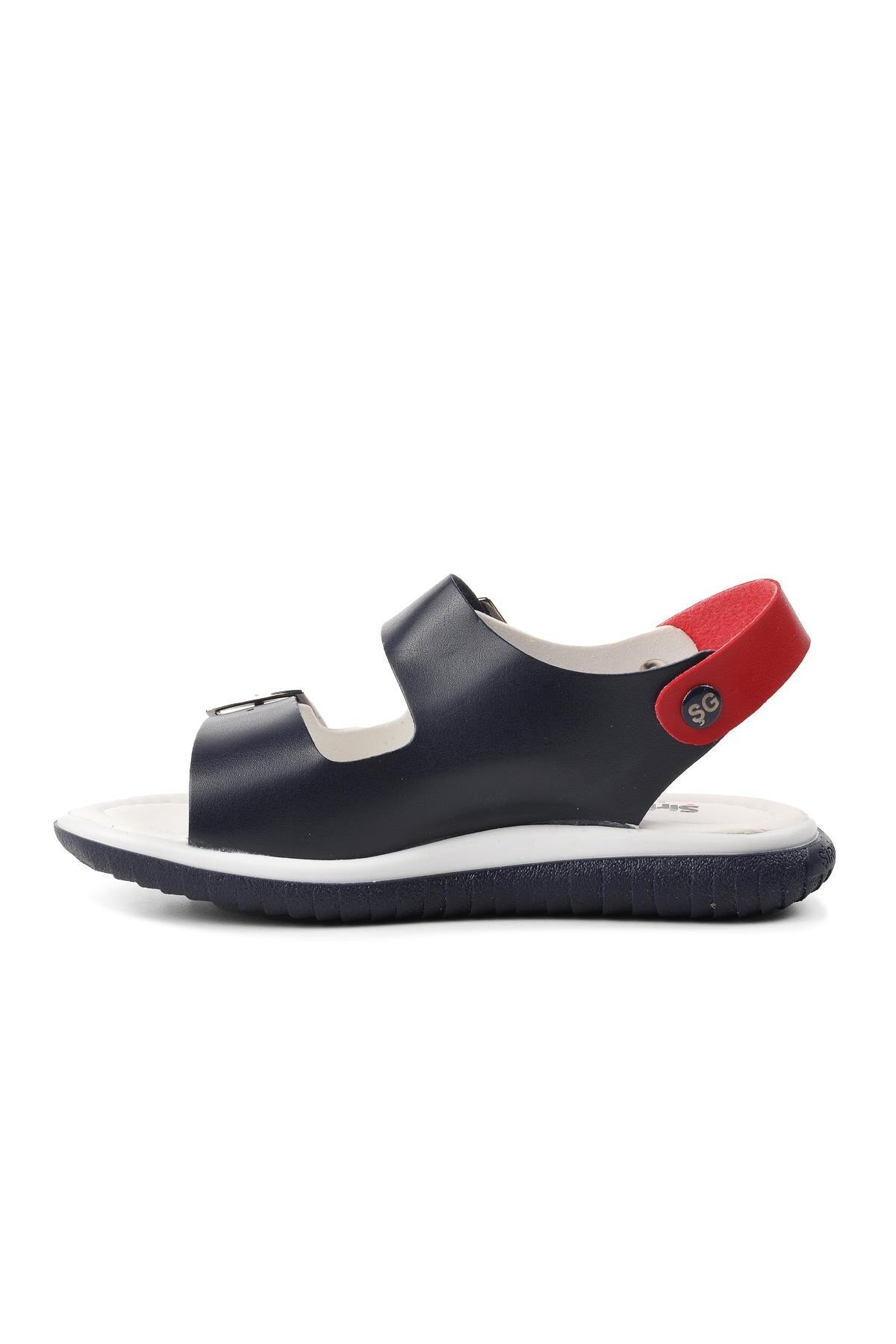 Ayakmod Lacivert-Beyaz-Kırmızı Erkek Çocuk Sandalet